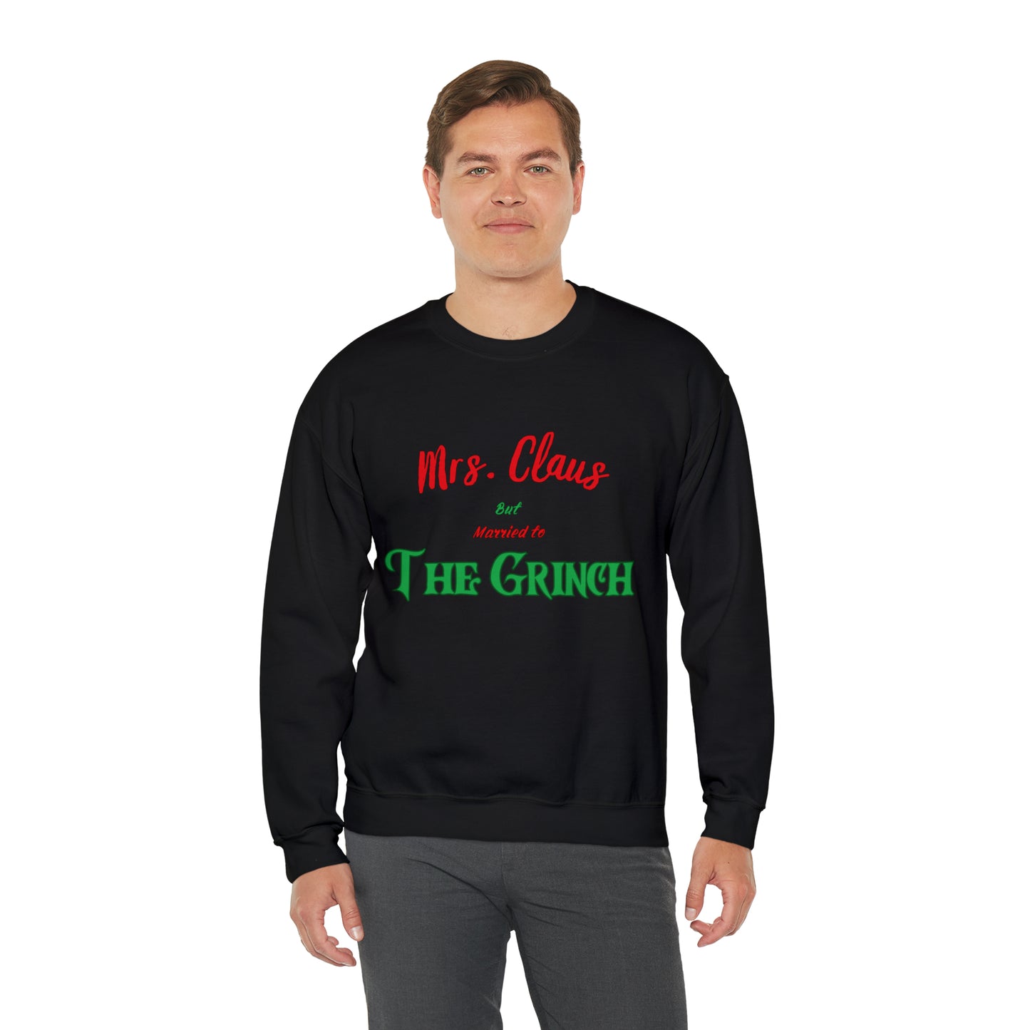 Mrs Claus sweater married to the grinch sweatshirt Merry Christmas Sweatshirt for Women Christmas Shirt Holiday Christmas gift for her