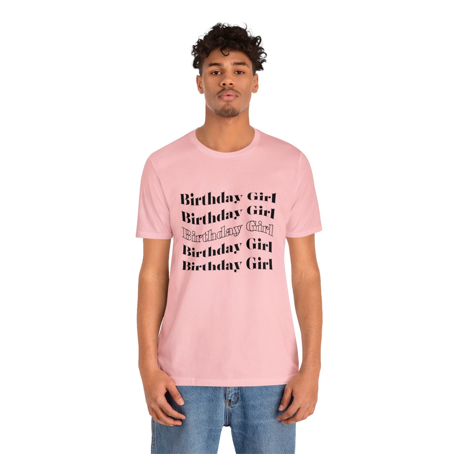 Birthday girl shirt gift for her best friend gift wavy shirt birthday party attire month funny T-shirt birthday gift Christmas gift for him