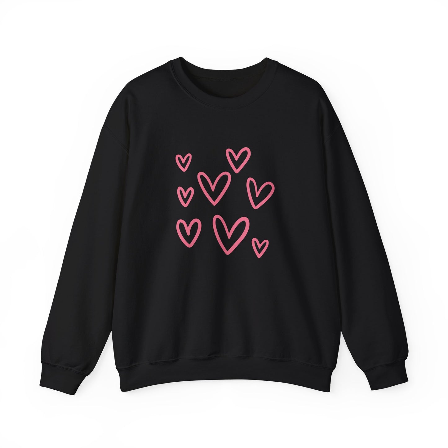 Heart Valentine's Day sweatshirt valentines shirt gift for her best friend gift galentine's day gift crewneck sweater women sweater love