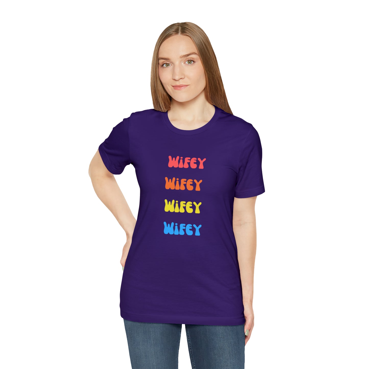 Wifey Wifey T-Shirt Aesthetic Shirt Trendy Shirt Shirt With Words On Back Tumbrl Positive Tee Gift for him Gift for her