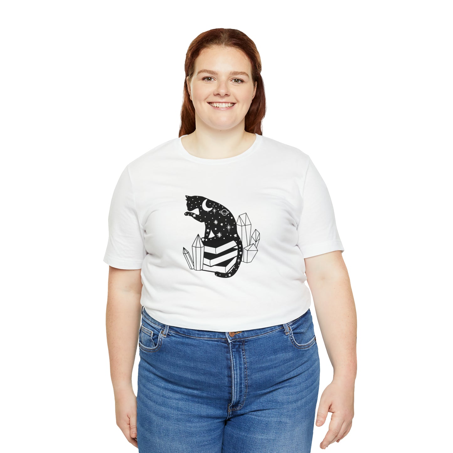 Cat lover tshirt book lover shirt crystal witchy cat Shirt Halloween Cat Sweatshirt Gift for Cat Lover Gift for Cat Mom Gift