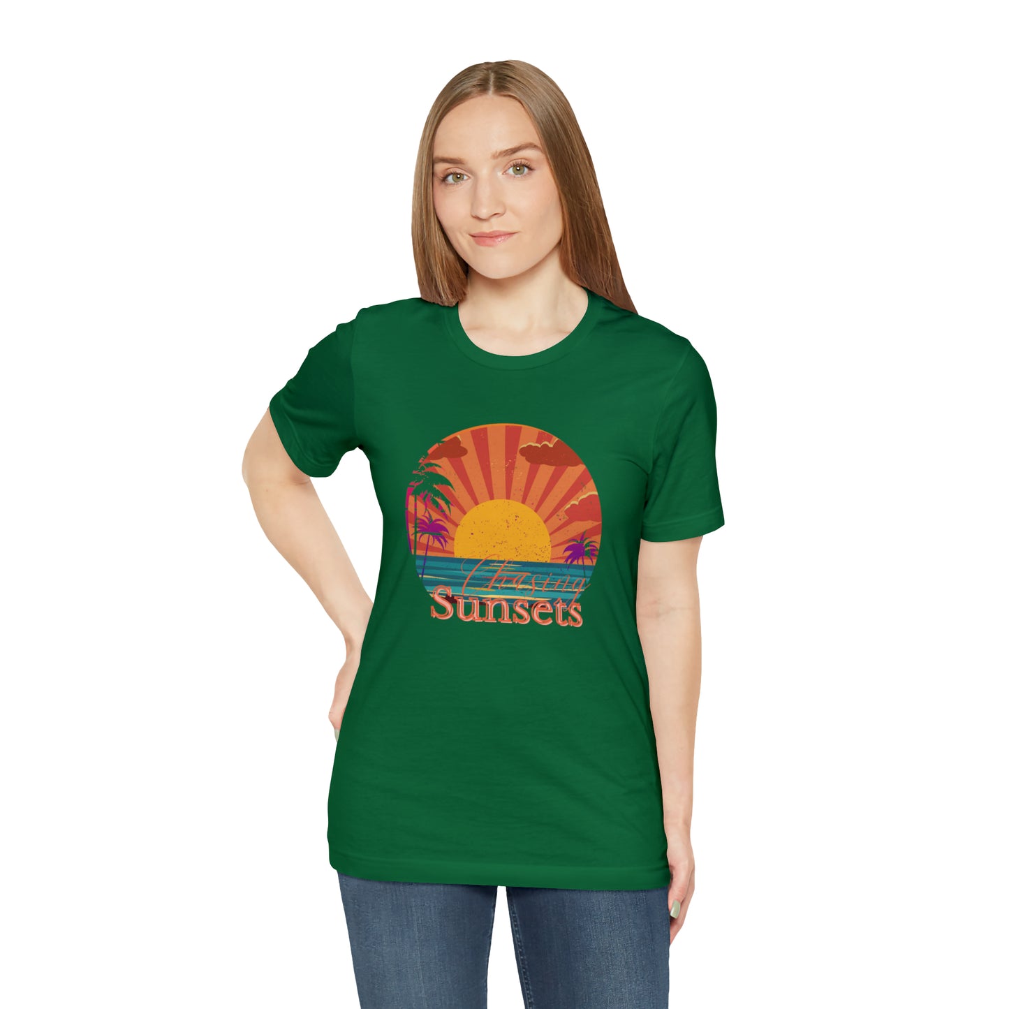 Chasing Sunsets shirt Adventurer shirt Good vibes only T shirt gift for her gift for him vacation shirt best friend