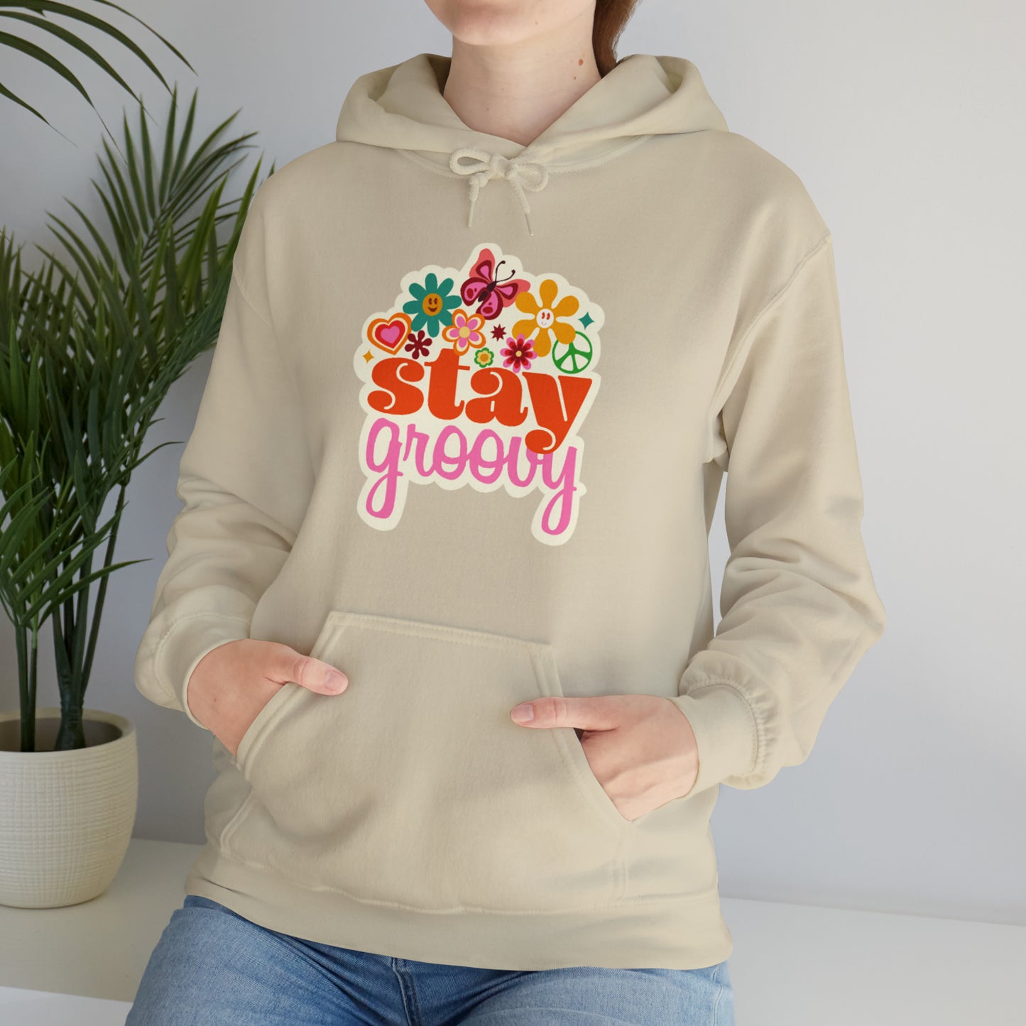 Stay Groovy Hoodie, Hippie Hoodie, good vibes hoodie, Fun Summer shirt, Birthday gift for her, Galantine gift for her,best friend gift, vac