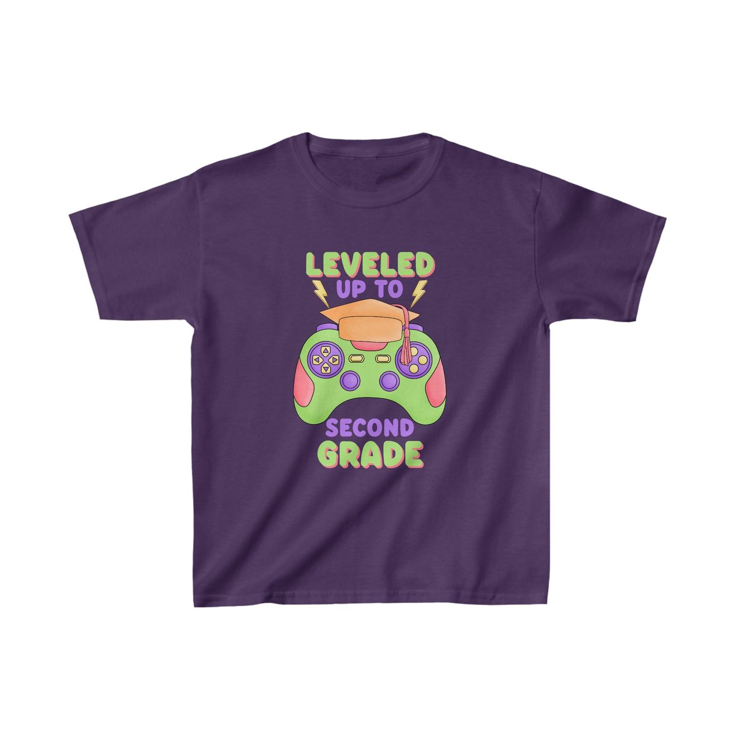 Hello second grade T shirt 2nd grade gamer shirt Kids style Heavy Cotton Tee