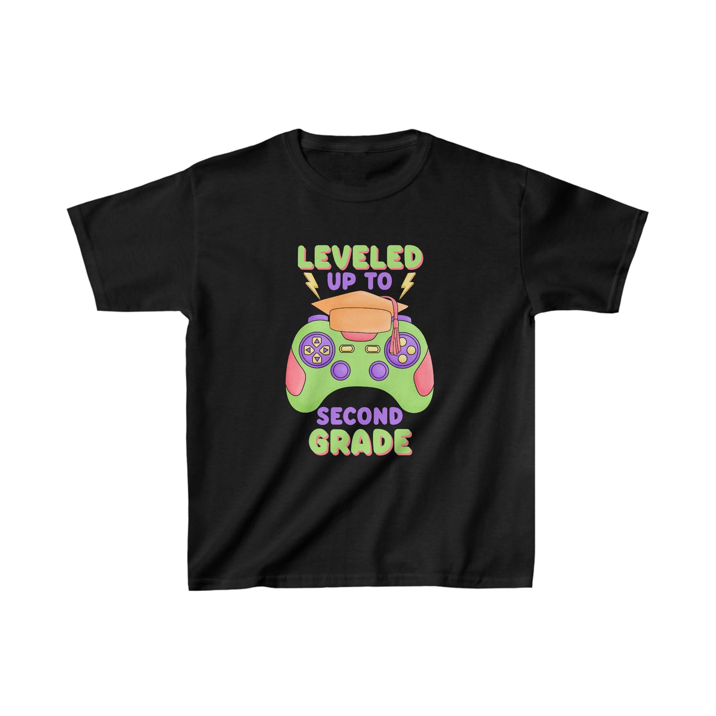 Hello second grade T shirt 2nd grade gamer shirt Kids style Heavy Cotton Tee