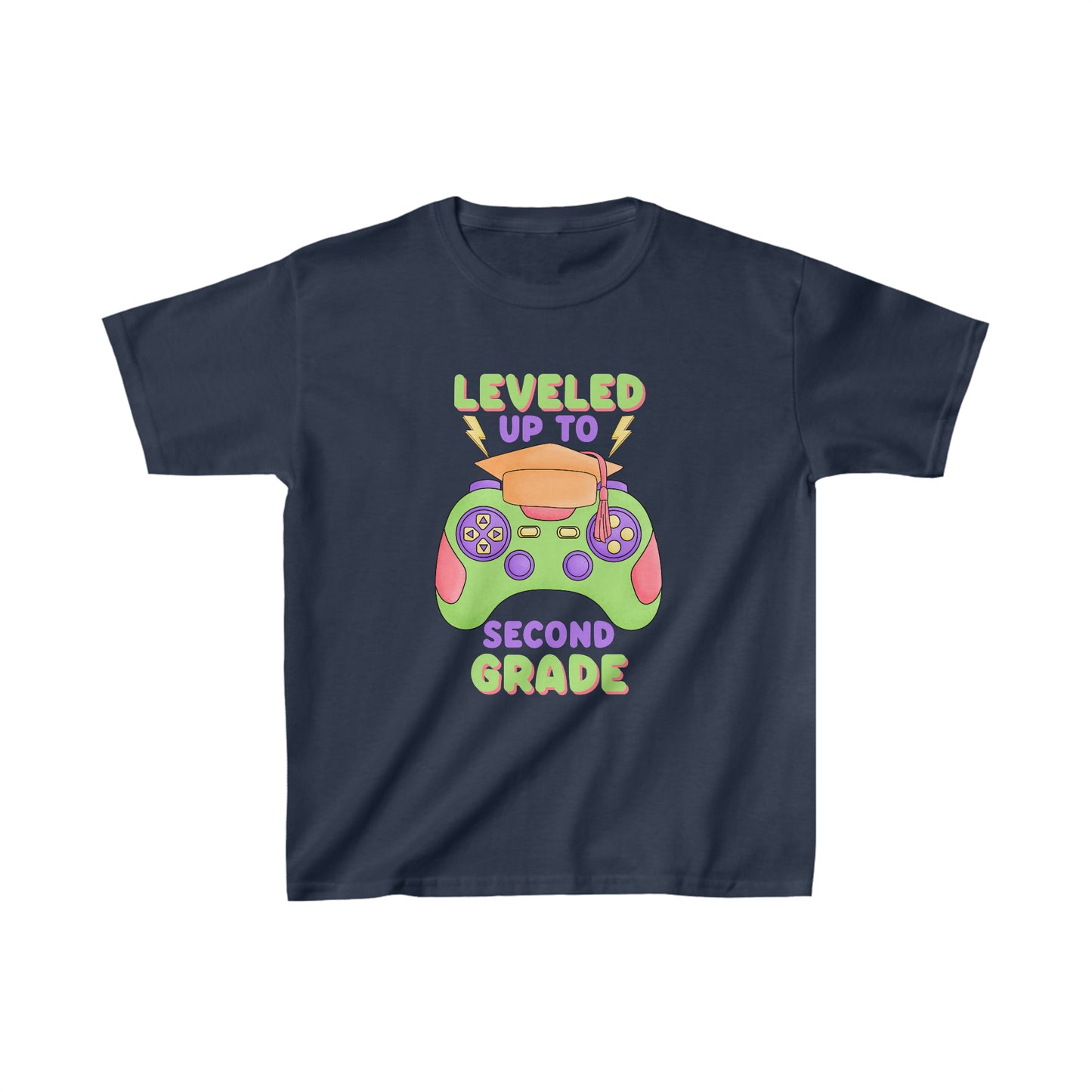 Hello second grade T shirt 2nd grade gamer shirt Kids style Heavy Cotton Tee