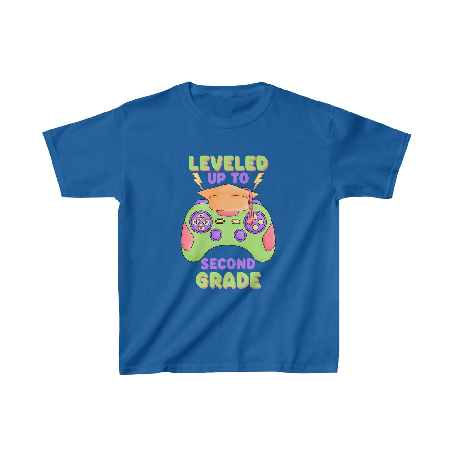Hello second grade T shirt 2nd grade gamer shirt Kids style Heavy Cotton Tee