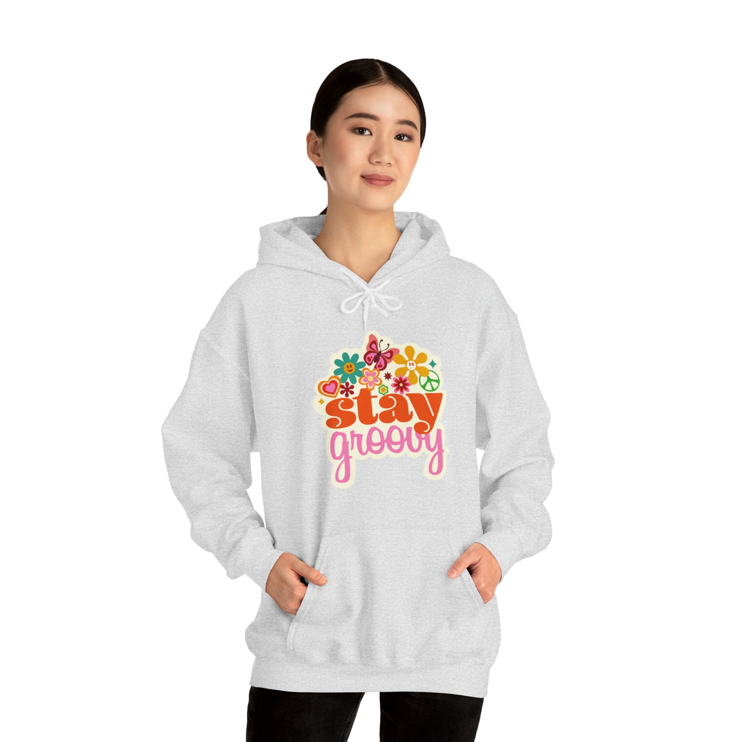Stay Groovy Hoodie, Hippie Hoodie, good vibes hoodie, Fun Summer shirt, Birthday gift for her, Galantine gift for her,best friend gift, vac