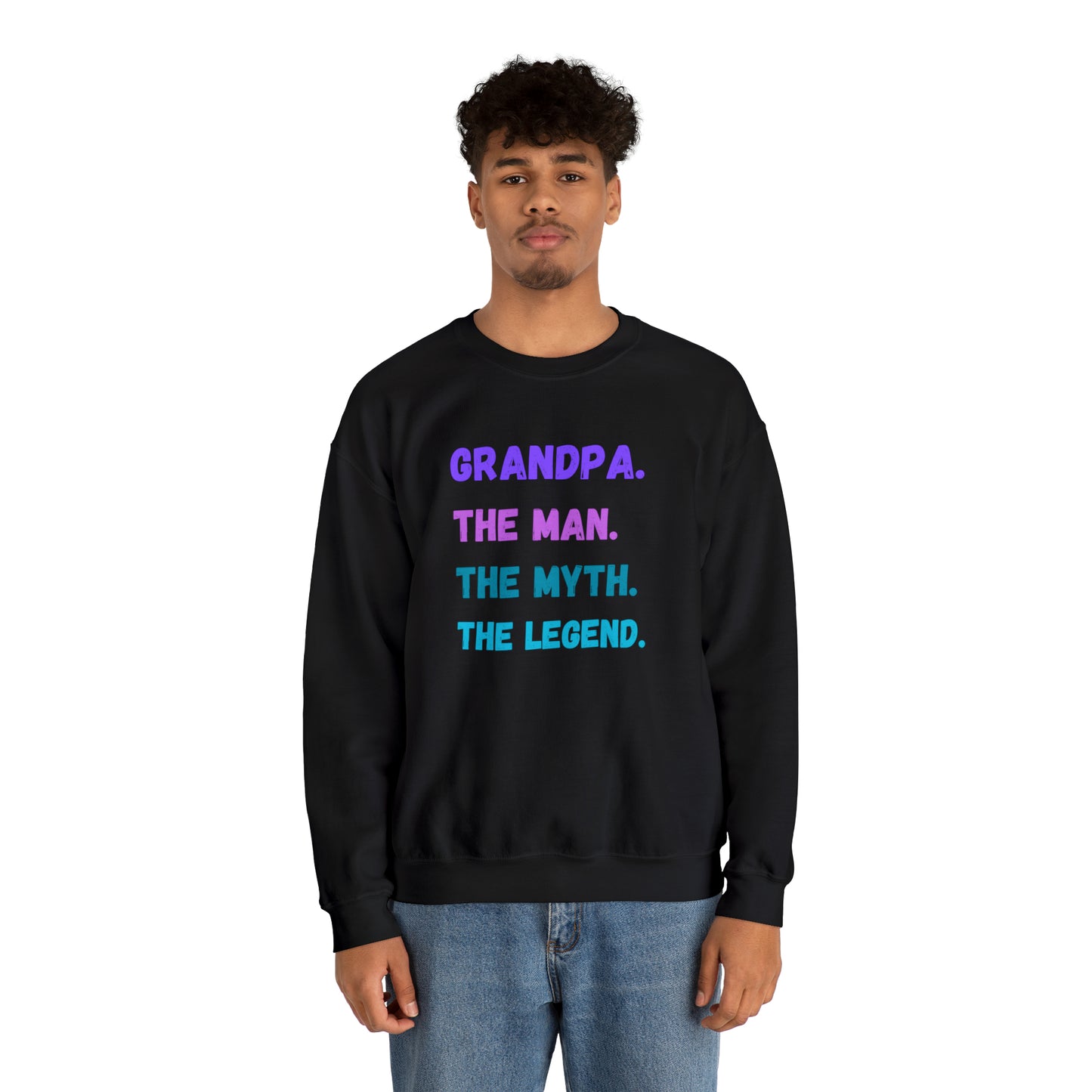 Grandpa the man the myth the legend sweatshirt gift for Dad and me shirts Father's day gifts best friend sweater Christmas gift for dad