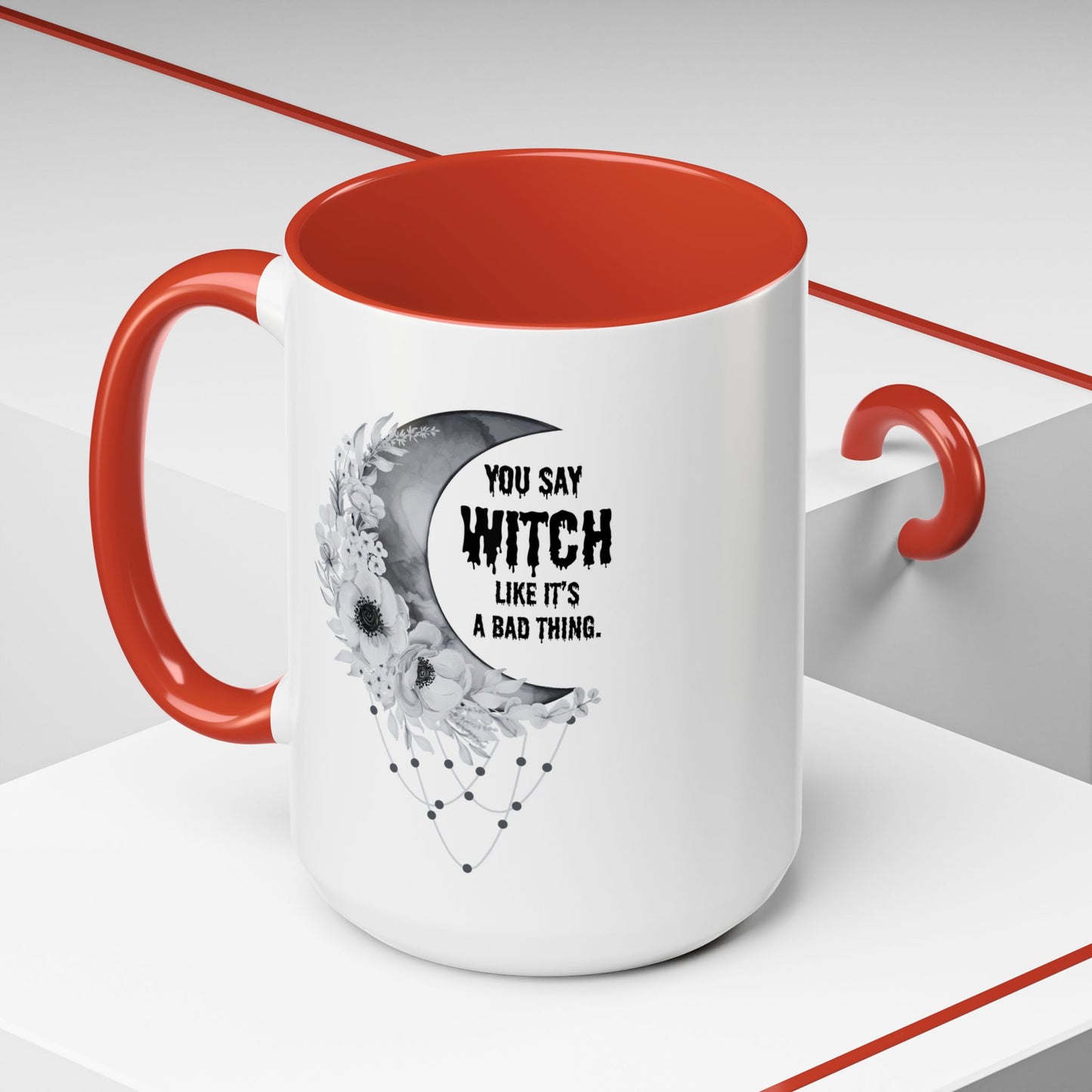 Witch mug Halloween mug Spooky things mug office funny gift best friend gift Christmas word fuck sarcastic humour gift Coffee Mug(11, 15oz)