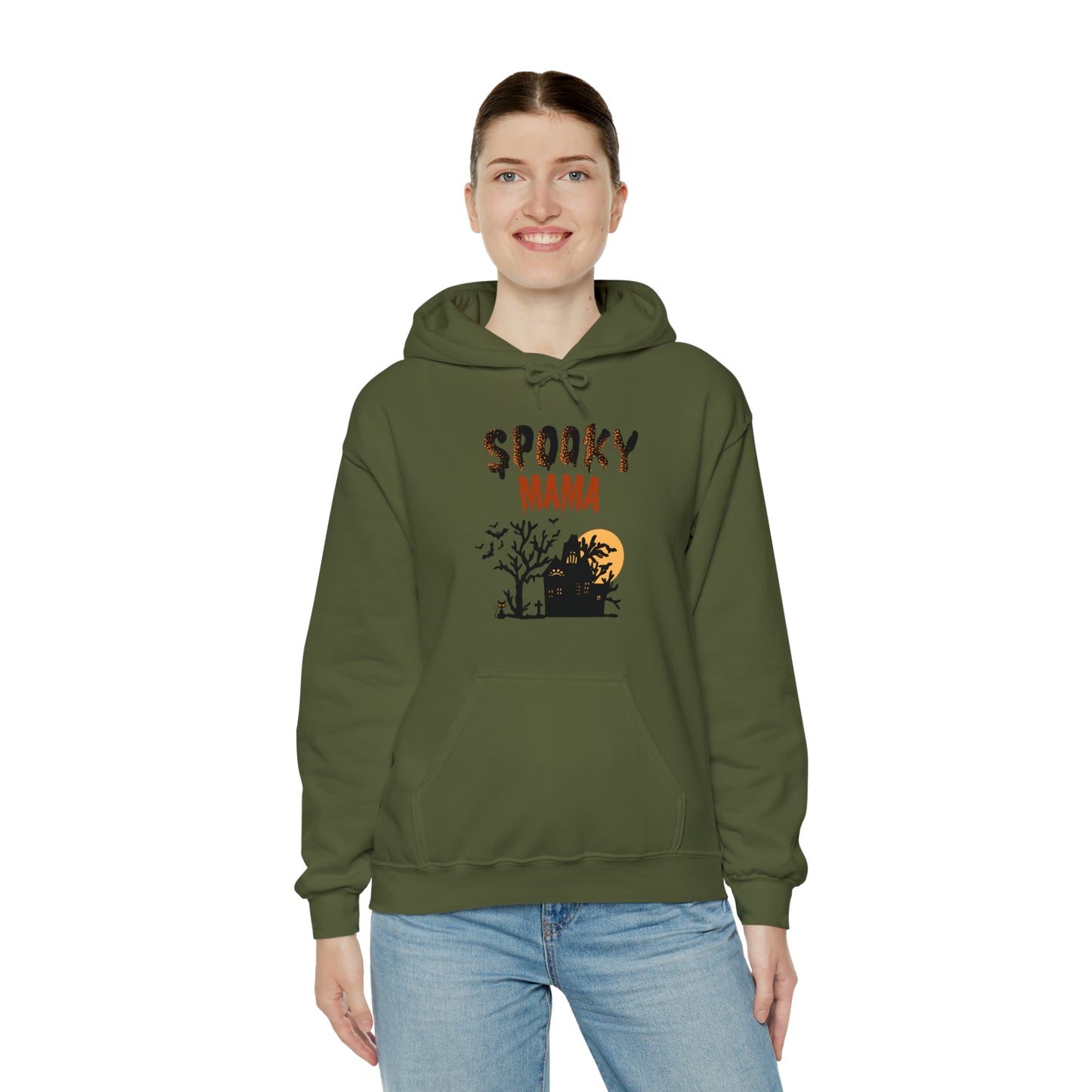 Spooky Mama Halloween Sweatshirt, spooky Ghostface Shirt, Funny Halloween Horror Shirt, Halloween Women's Sweatshirt, Halloween Tee, unisex