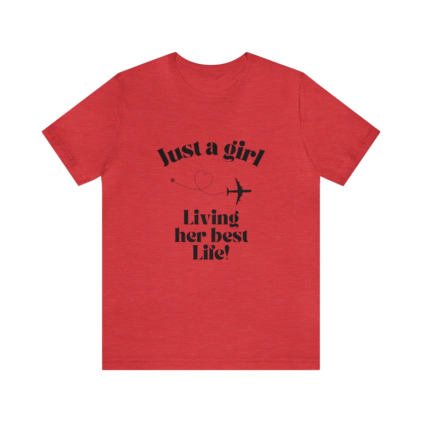 Just a girl living her best life shirt funny travel gift for her chicken shirt girlfriend shirt birthday Shirt Matching travel Tees