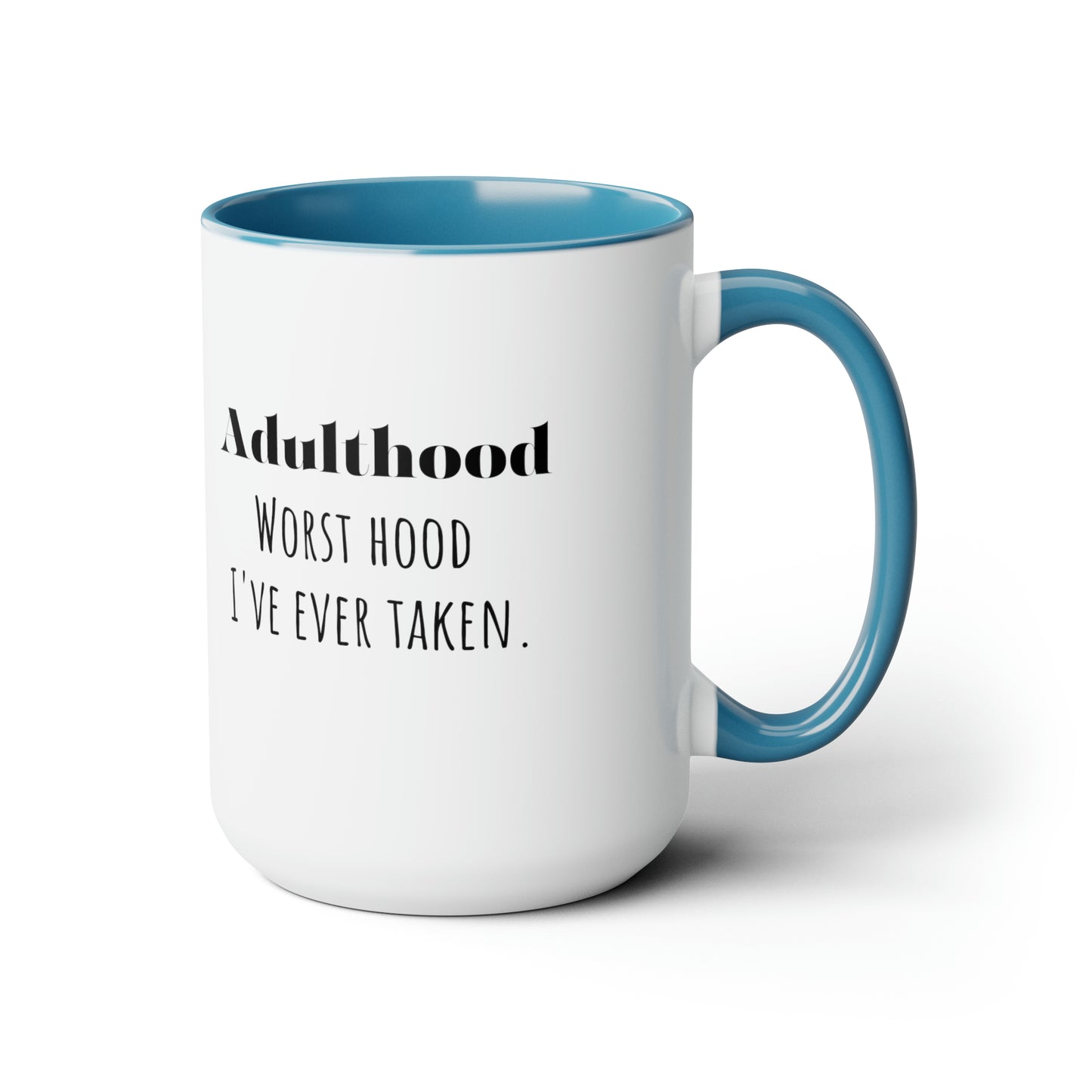 Adulting mug funny adulthood mug bestie gift Valentine's Day gift for her mug custom message gift gift for him Coffee Mug Coffee tea