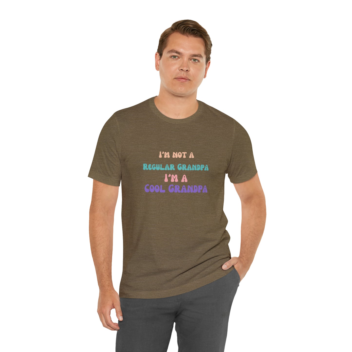 I'm a cool grandpa shirt gift for dad grandpa shirt
