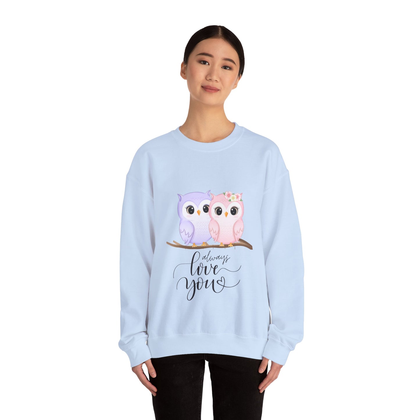 Owl always Love sweater valentines Day sweatshirt valentines day shirt best friend gift for her owl sweater Love shirt unique holiday gift
