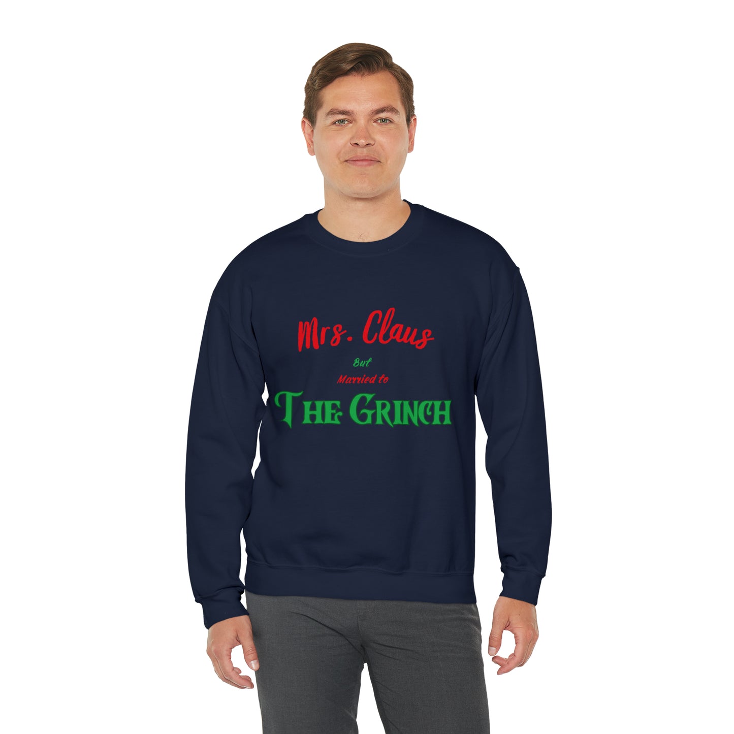 Mrs Claus sweater married to the grinch sweatshirt Merry Christmas Sweatshirt for Women Christmas Shirt Holiday Christmas gift for her
