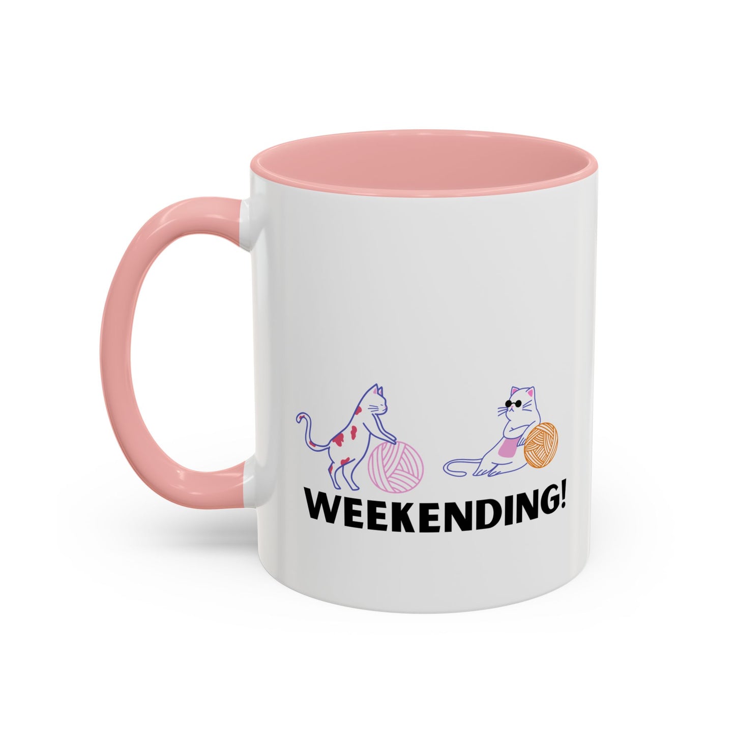 Crochet weekending mug coffee lover weekending vibes mug Coffee Mug swift Funny Coffee Cup Cat Lady Gift Cat Lover Gift Cat Mom christmas