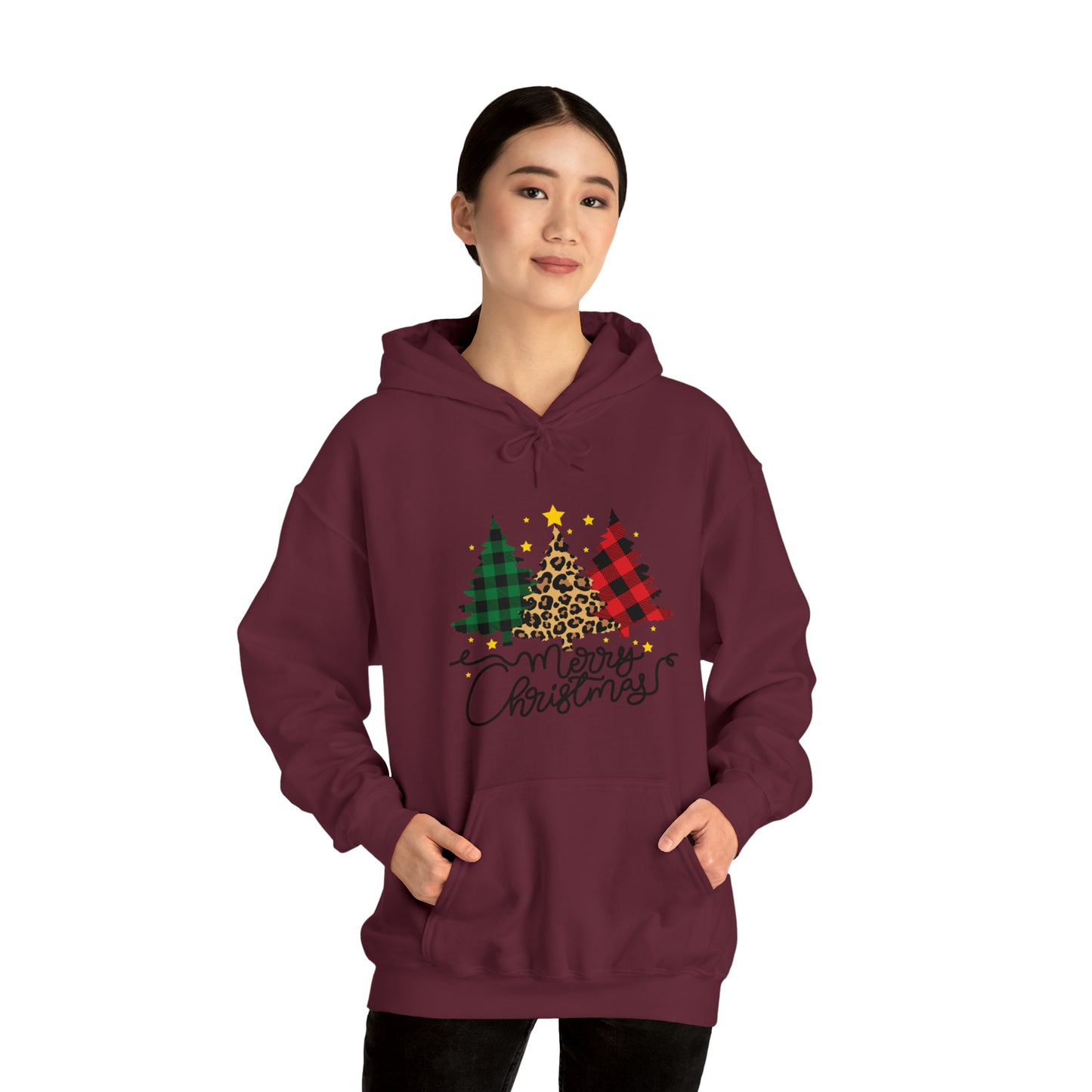 Festive AF hoodie Maroon Merry Bright Christmas Sweatshirt for Women Christmas Hoodie Holiday Christmas gift for her gift for him
