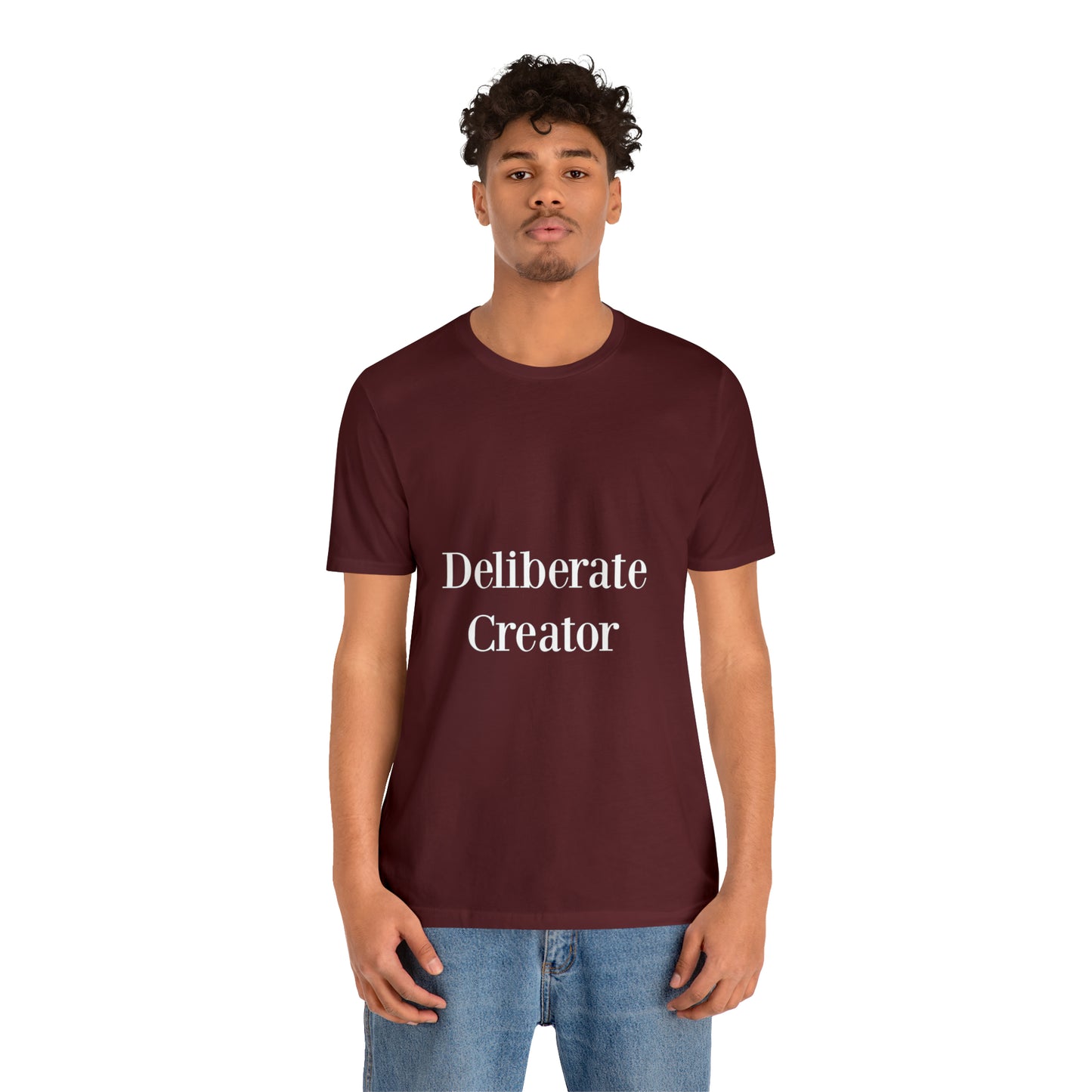 Deliberate creator tee,  Unisex Jersey Short Sleeve Tee