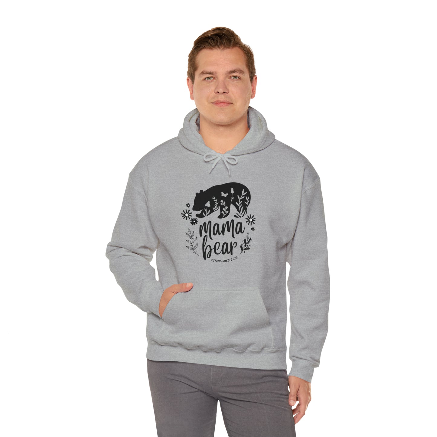Mama Bear Hoodie, personalized Gift for Mom, mama Hoodie, gift for Mom clothes, gym shirt, Birthday gift for her,Galantine gift for her