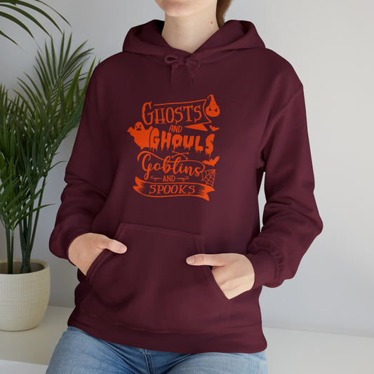 Spooky Halloween Hoodie, ghouls trick or treat ghost Halloween sweater,Halloween Sweatshirt,Spooky Season T Shirt,Christmas gift