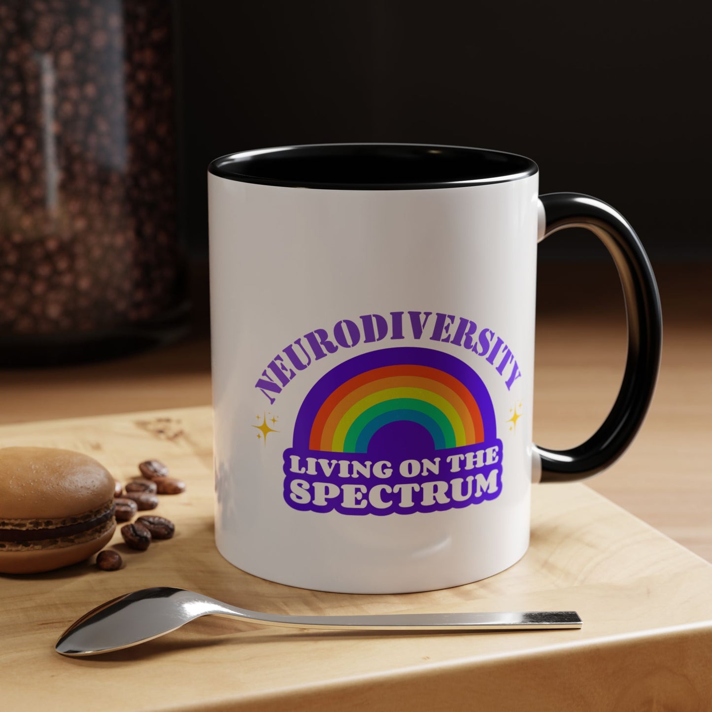 NeuroDivergent mug Morning affirmations mug neurospicy mug rainbowmug On the spectrum gift Christmas gift for her gift for him bestie Mug