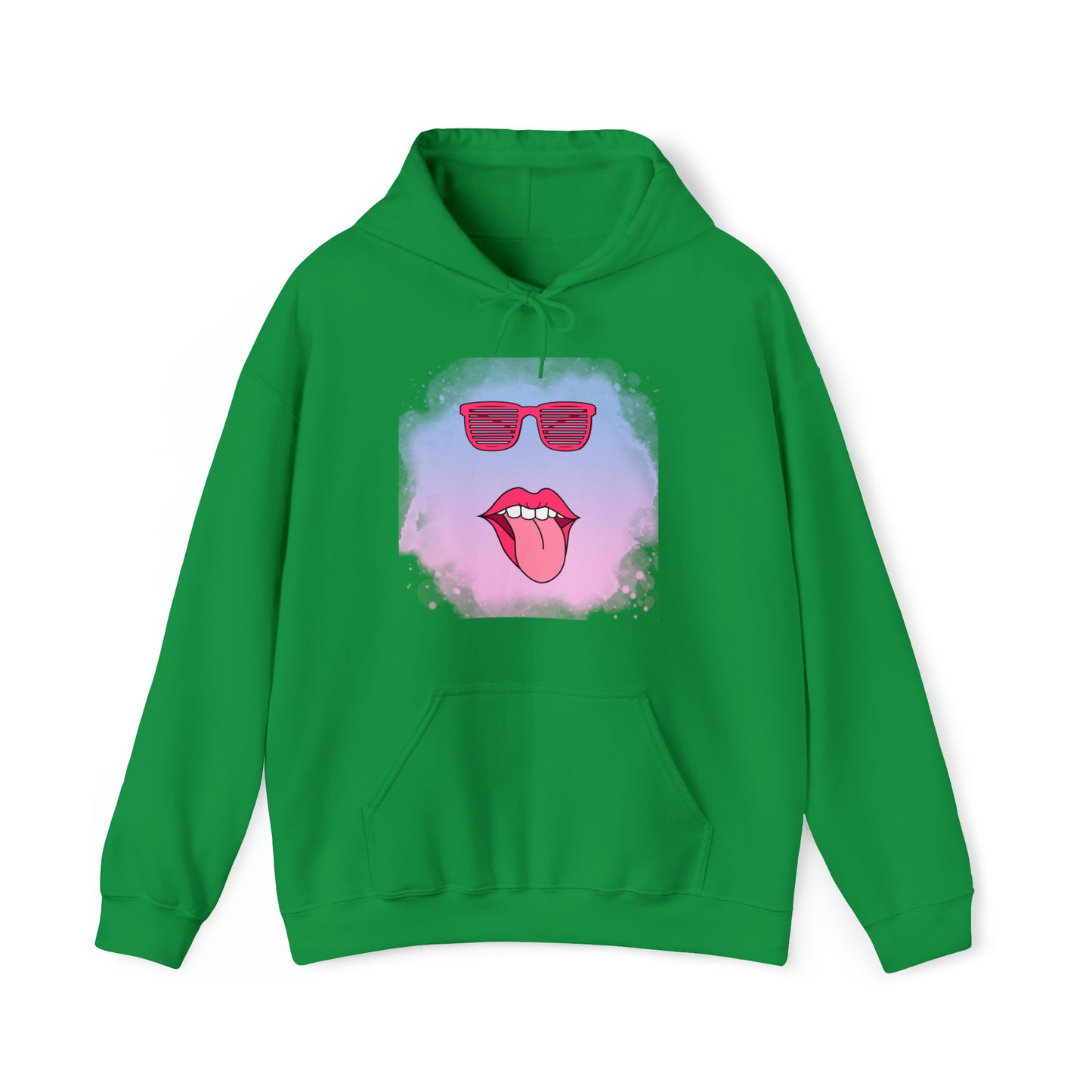 Lip Sunglasses Hoodie, Bubble Gum kiss Hoodie, Fun Summer shirt, Birthday gift for her, Galantine gift for her,best friend gift, vacation