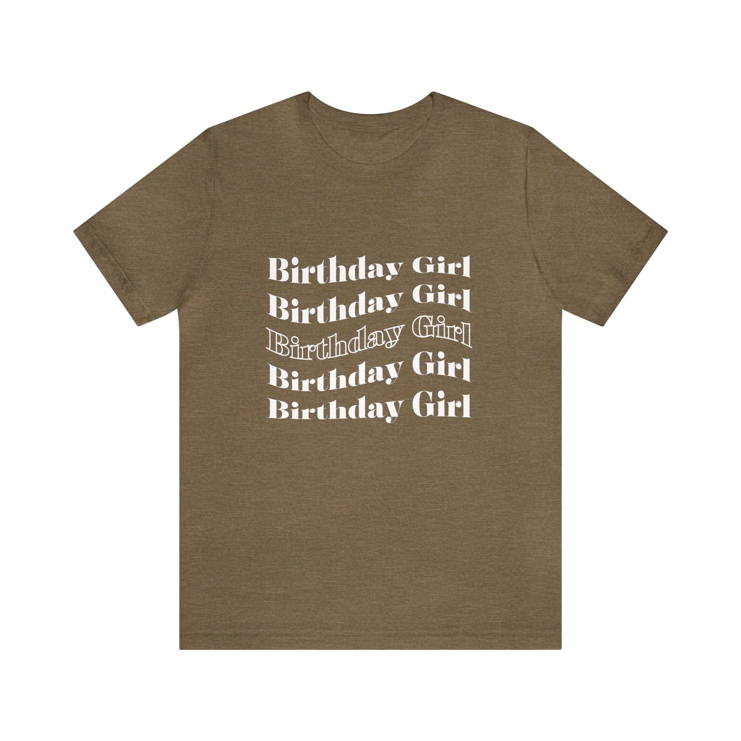 Birthday girl shirt gift for her best friend gift wavy shirt birthday party attire month funny T-shirt birthday gift Christmas gift for him