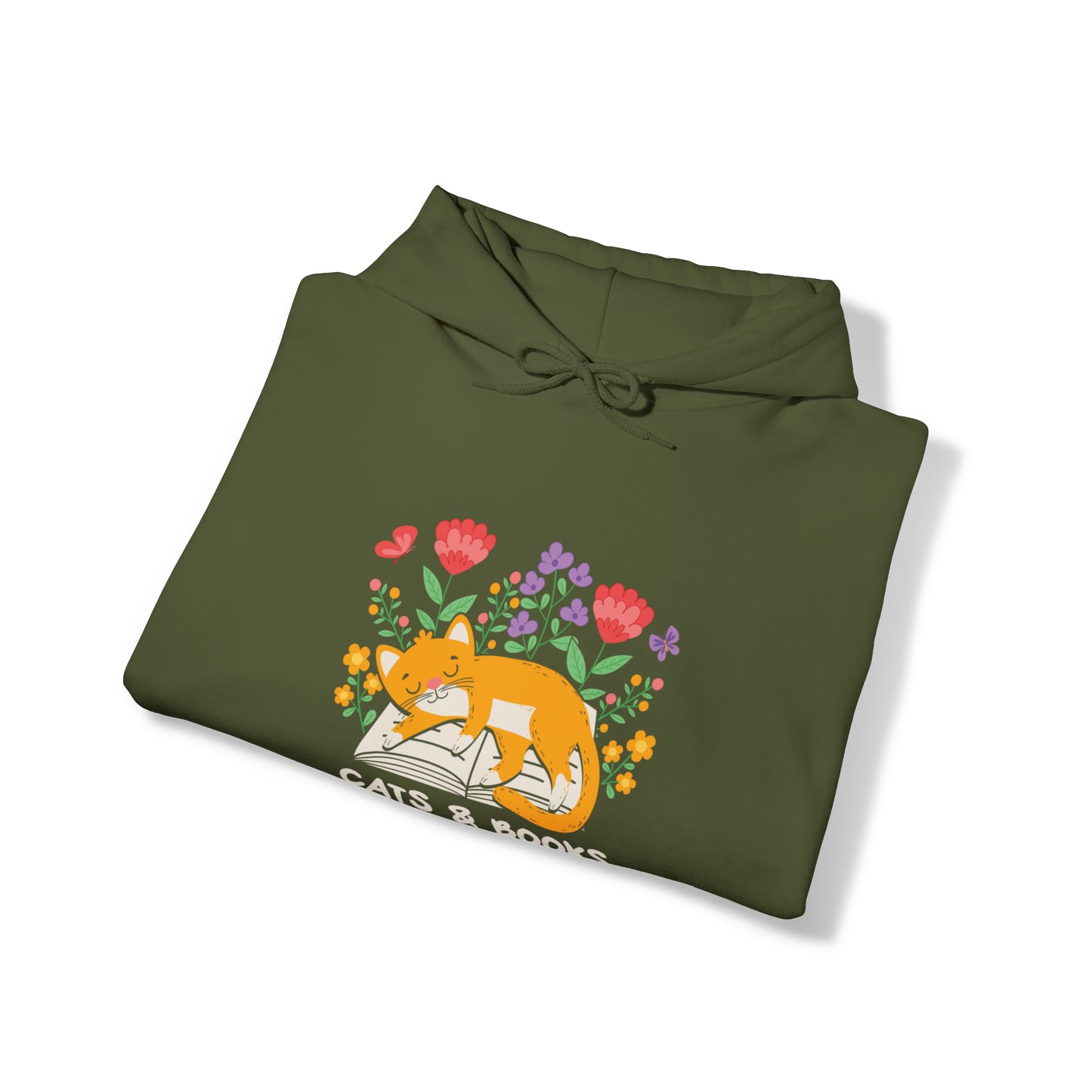 Cat Mom Shirt Cat Lover Tee Cute Book Cat Shirt Floral Book Shirt Book Lover Sweatshirt Reader Bookish Tee Cat Themed Gift For Women for men