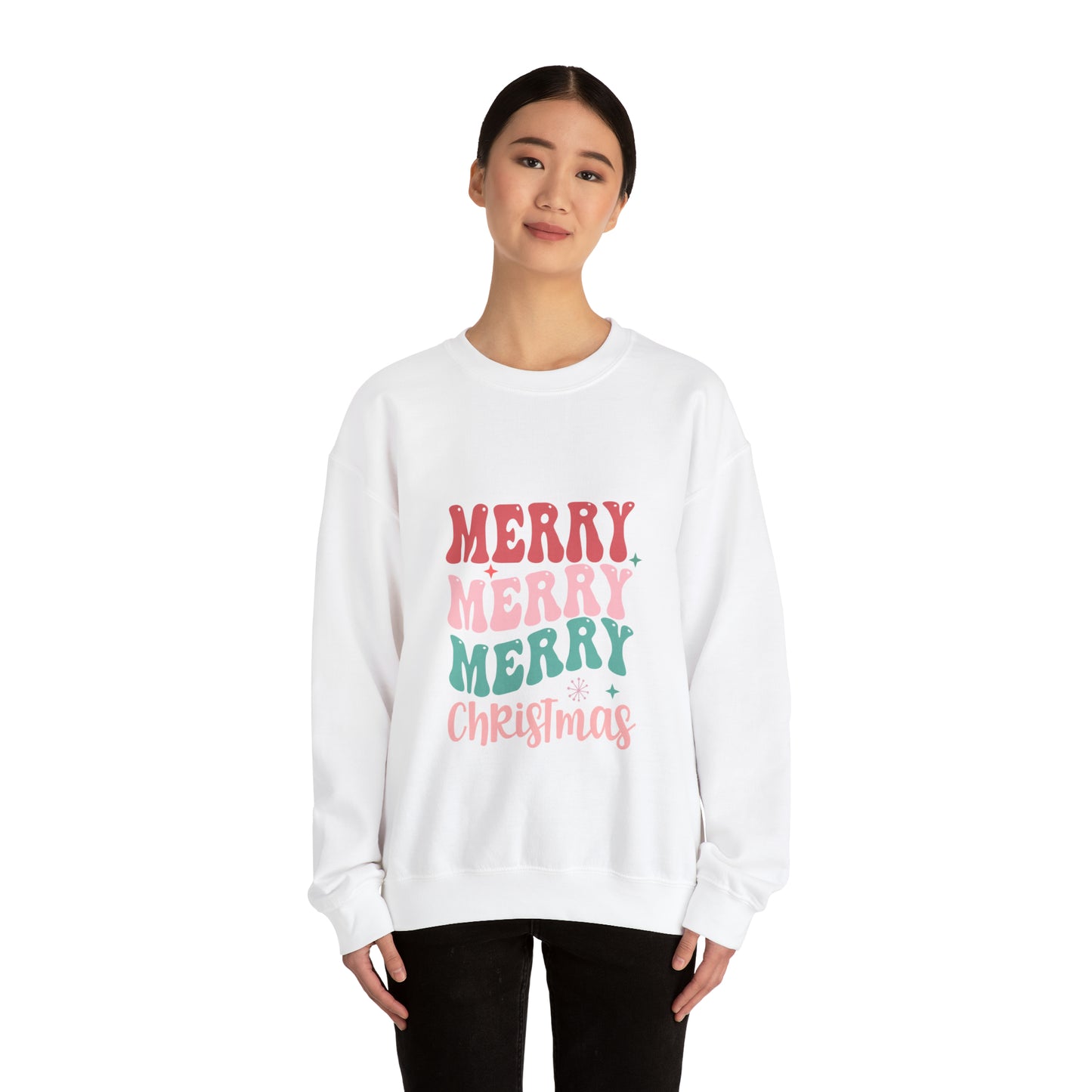 Merry Christmas sweater Mama claus sweater Festive sweater Bright Christmas sweatshirt gift for her gift for Women Holiday Christmas gift