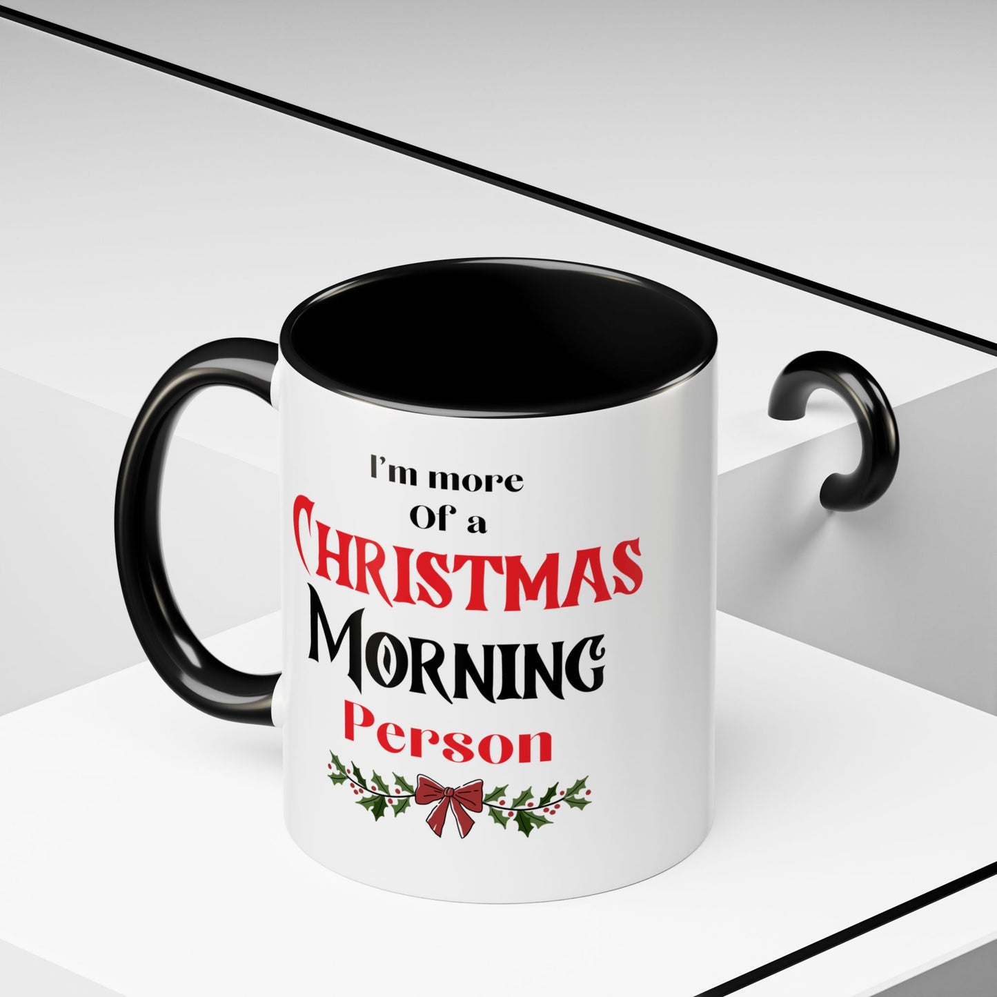 Christmas morning person mug Hot cocoa mug Christmas cheer mug funny holiday gift Christmas mug gift for mom mug bestie gift kids coffeemug