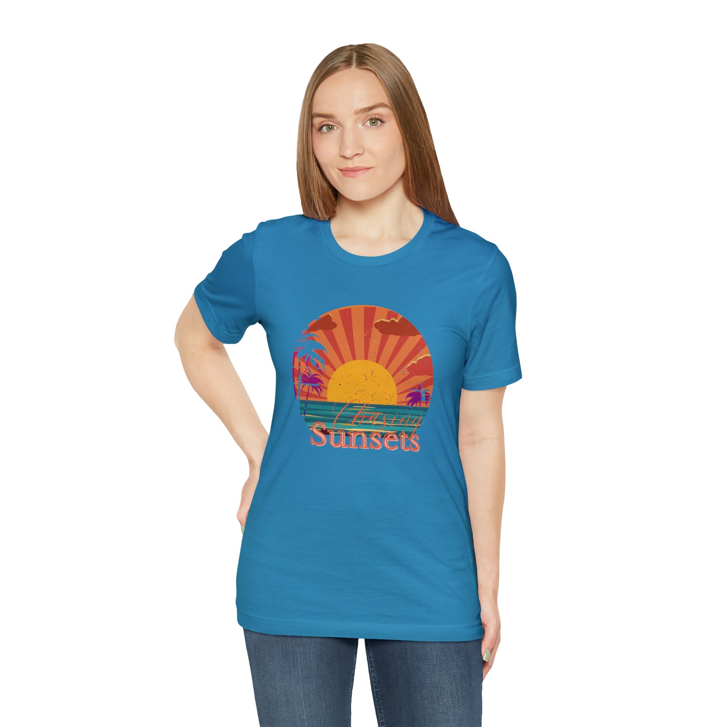 Chasing Sunsets shirt Adventurer shirt Good vibes only T shirt gift for her gift for him vacation shirt best friend