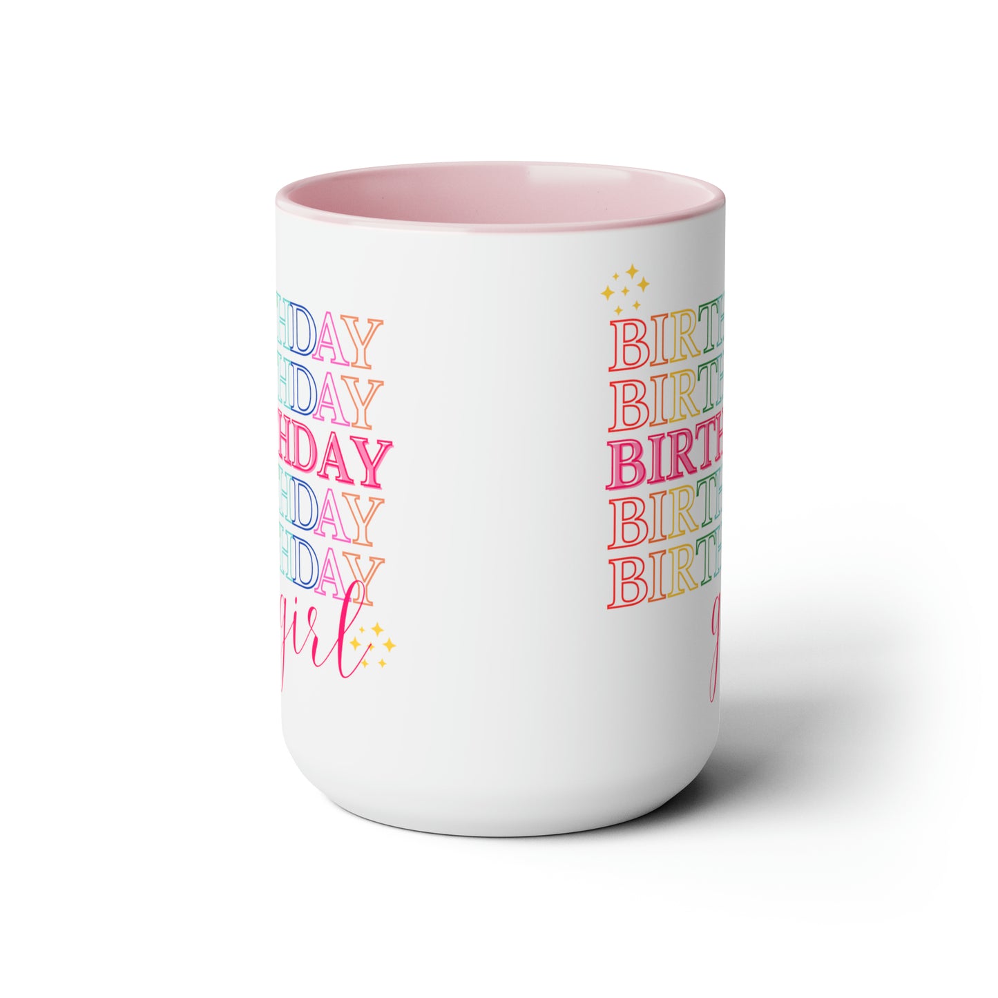 Birthday Girl mug Coffee Mug birthday party gift mug Floral mug gift for her Mug funny gift for wife Coffee Mugs tea Christmas gift 15oz