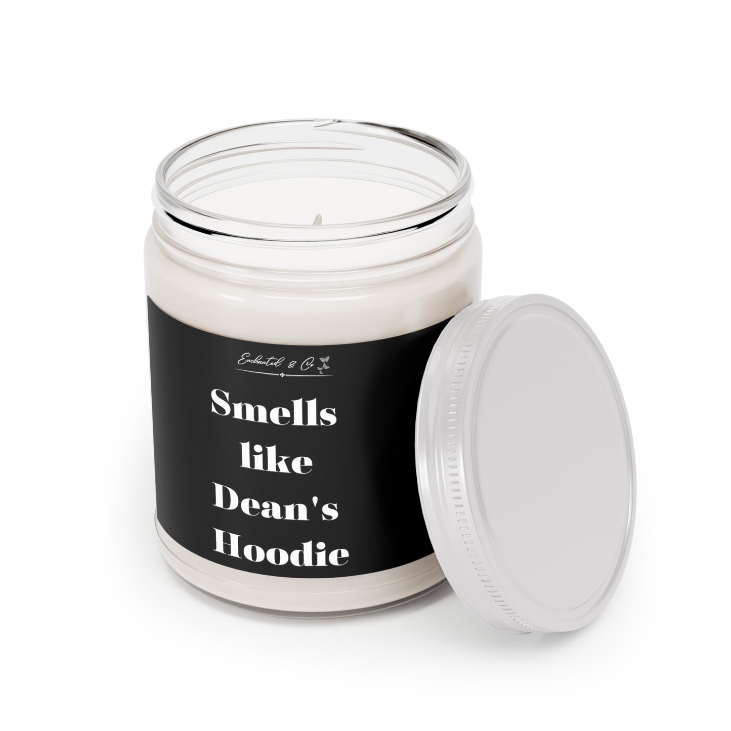 Smells like Dean's hoodie candle best friend gift Vanilla scented candle hand-poured candle Winchester Christmas gift fan team Dean