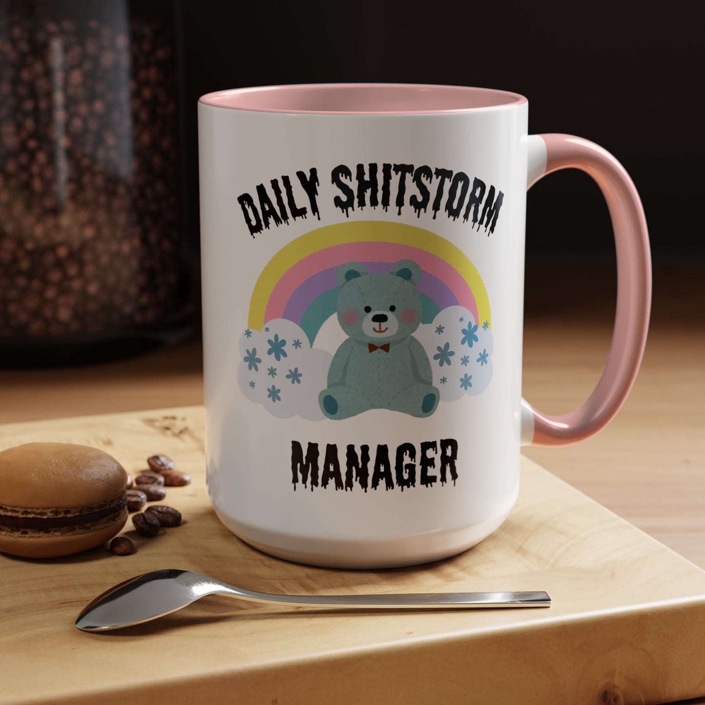 Christmas gift for manager gift for mom Daily Shitstorm Survivor's Club mug Funny Coworker Gift funny Boss Gift Christmas Office Gift Work
