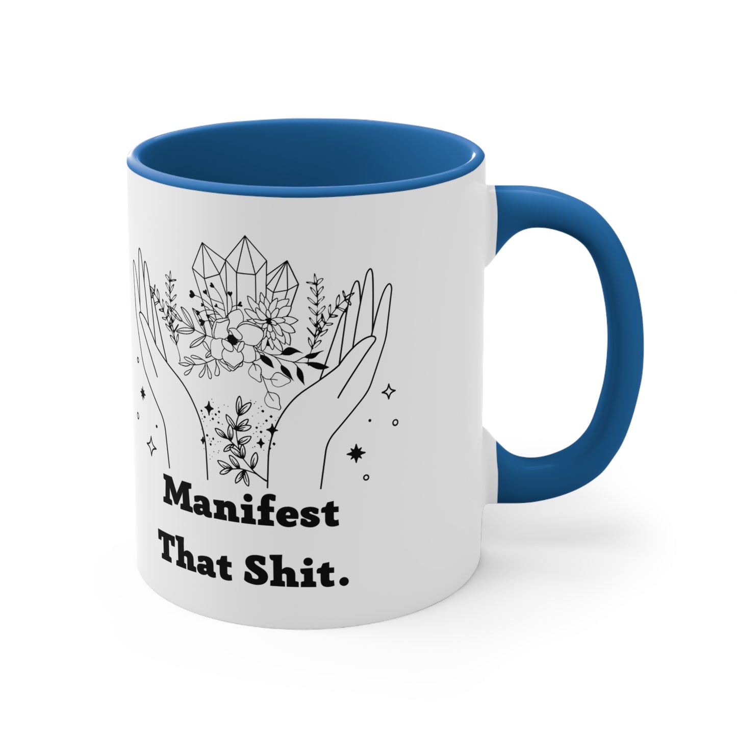 Manifest that shit mug spiritual motivational gift birthday gift custom mug gift for best friend coffee tea gift for her gift for him 11oz