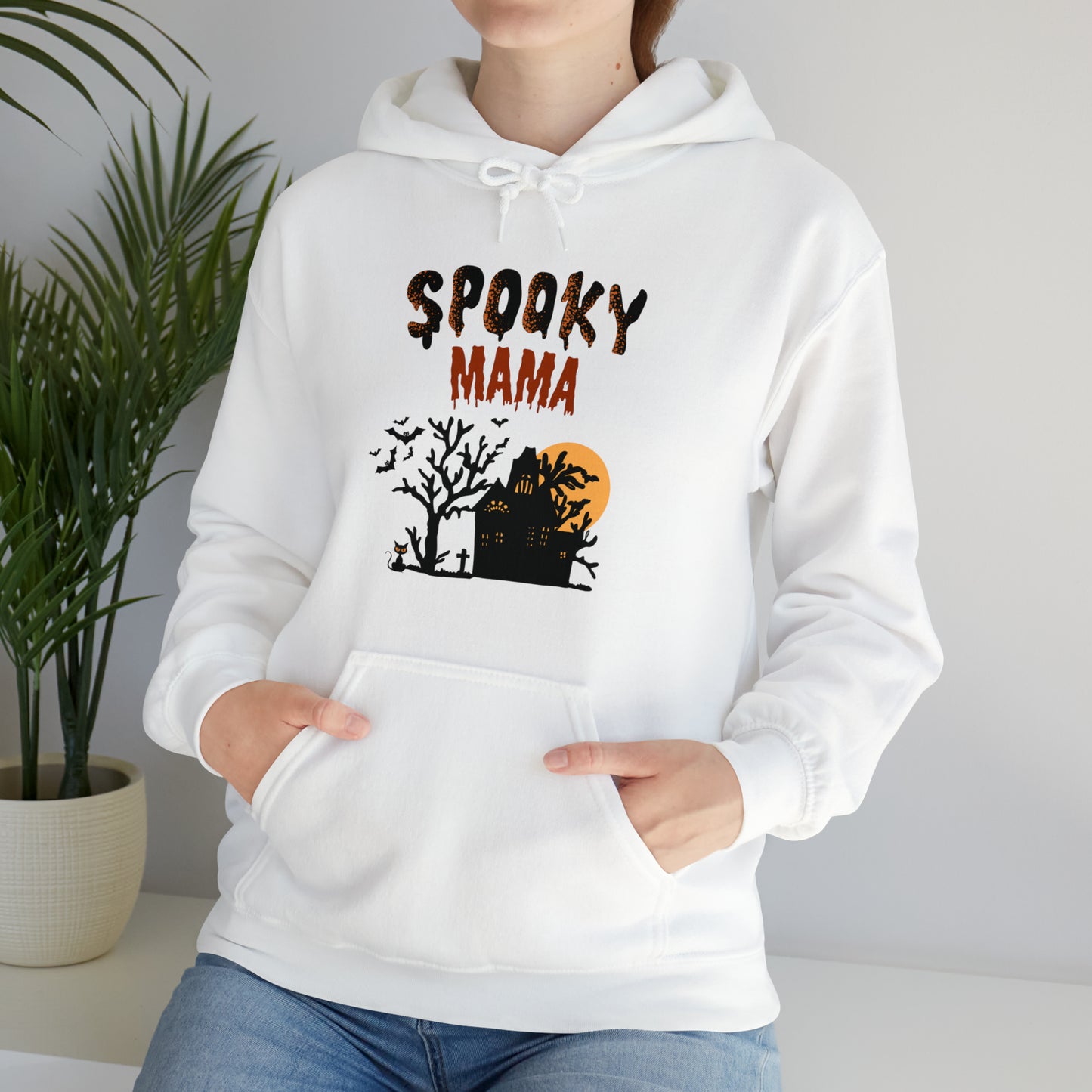 Spooky Mama Halloween Sweatshirt, spooky Ghostface Shirt, Funny Halloween Horror Shirt, Halloween Women's Sweatshirt, Halloween Tee, unisex