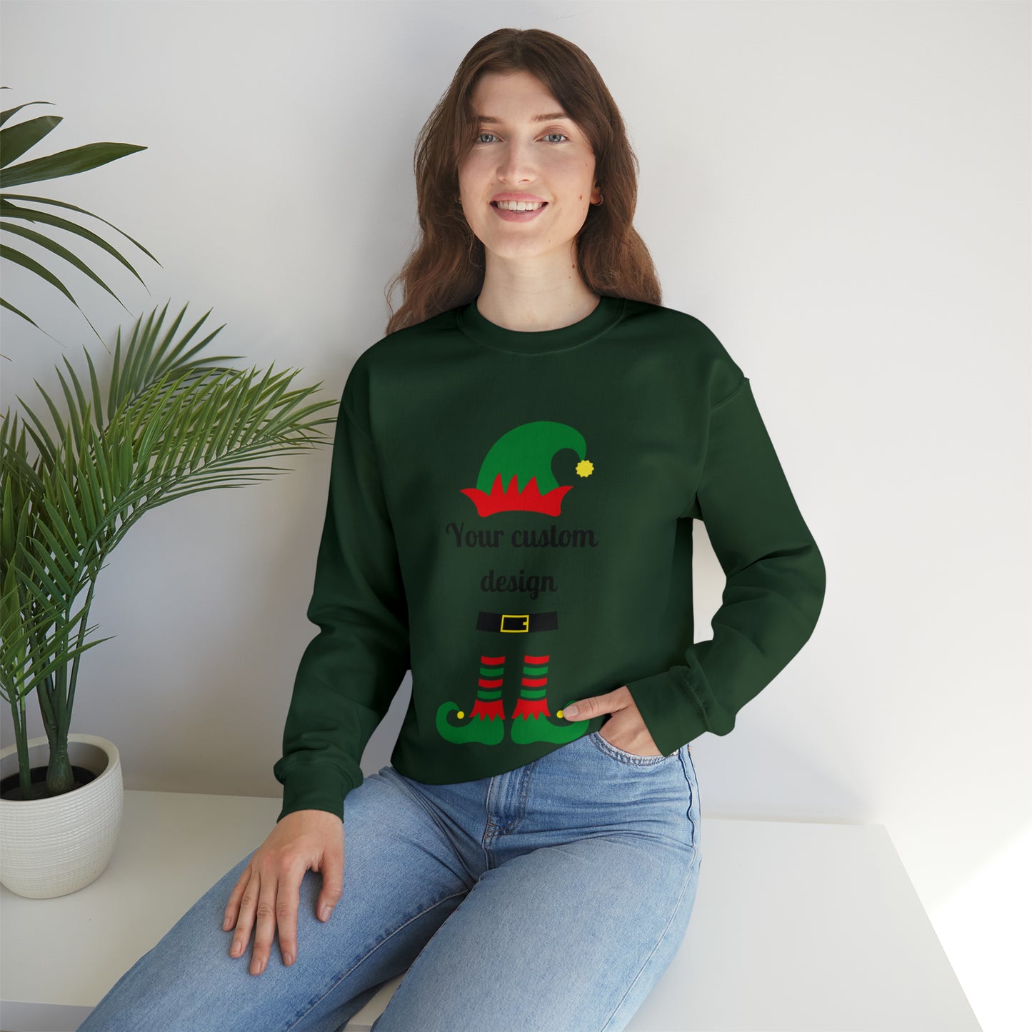 Personalized Christmas sweater Merry Bright Christmas sweatshirt Christmas Sweatshirt for Women Christmas Shirts Holiday Christmas gift