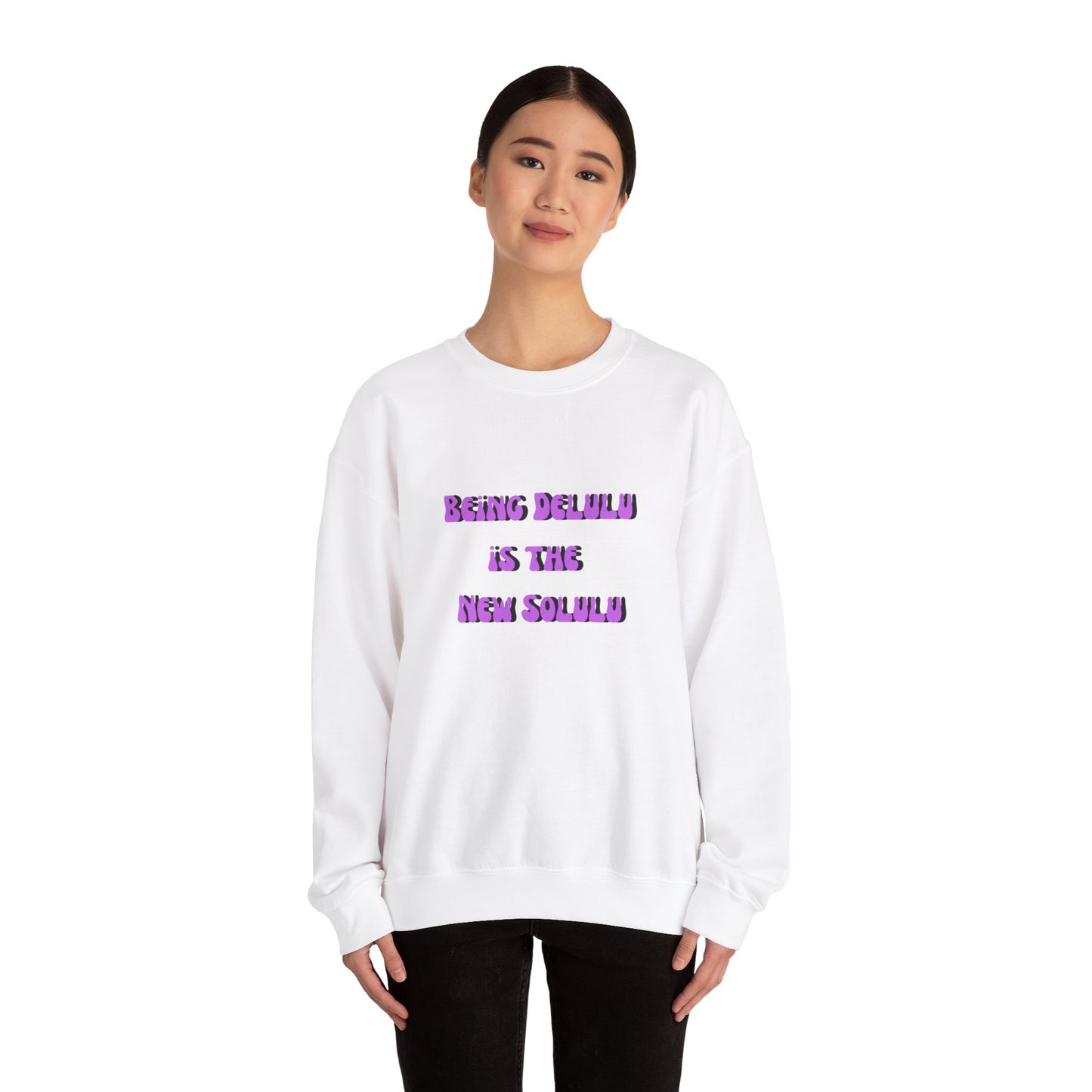 Being delulu is the new Solulu sweater dreamer sweater motivational sweater aesthetic gift funny tiktok birthday gift for her Christmas gift