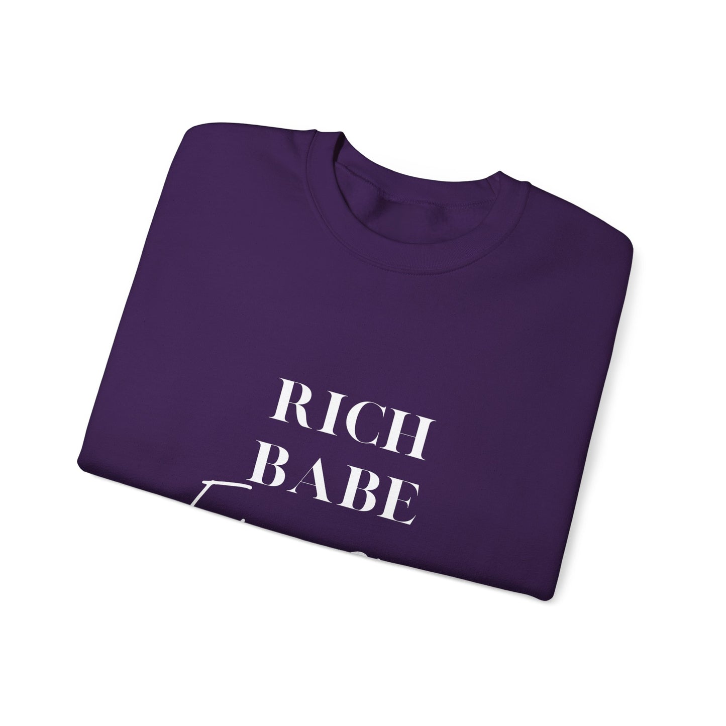 Rich Babe energy sweater funny gift for her bestie gift galentine sweater funny Valentine's sweater gift for him entrepreneur gift birthday