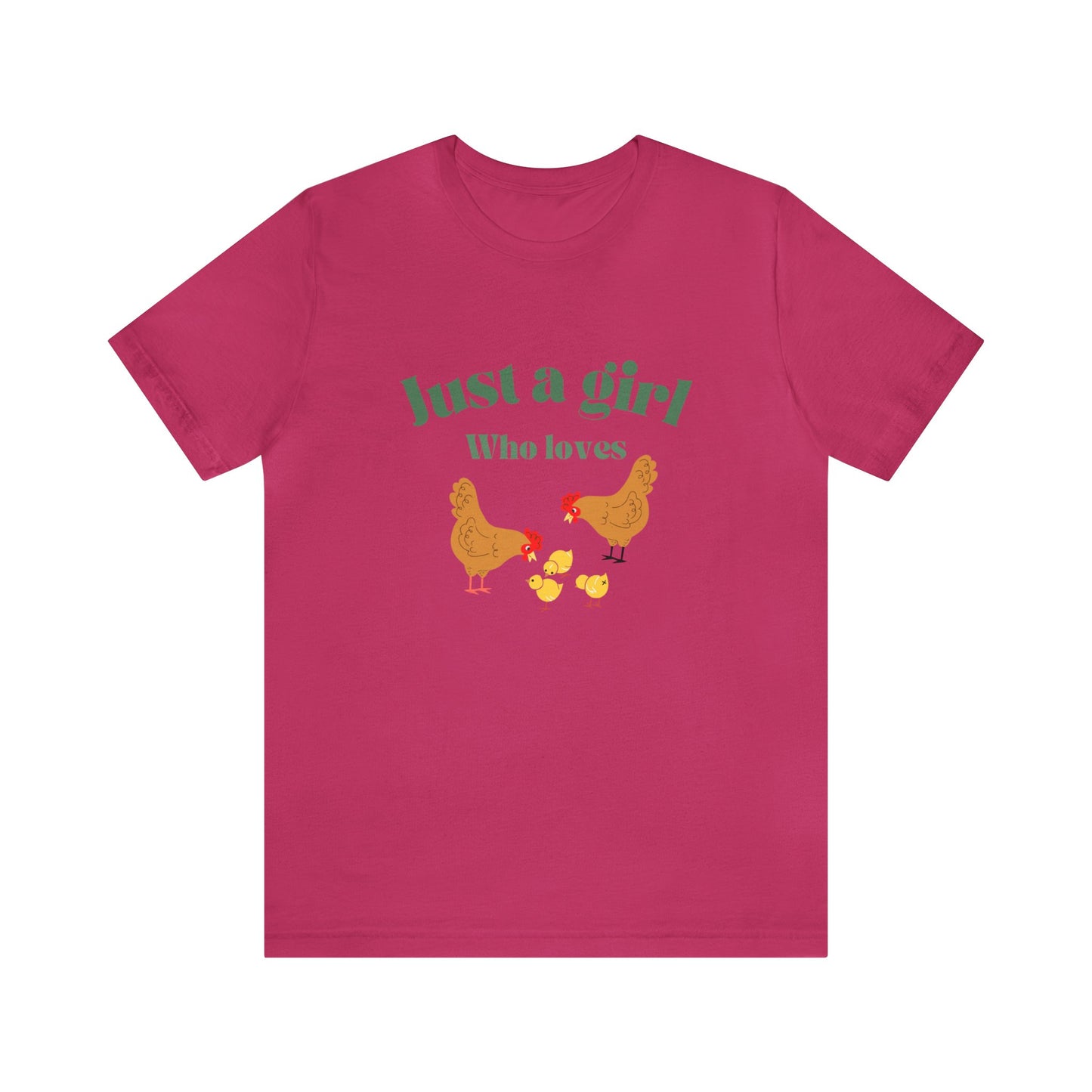 Just a girl who loves chickens shirt funny gift for her chicken shirt girlfriend shirt birthday Shirt Matching travel Tees farm life style