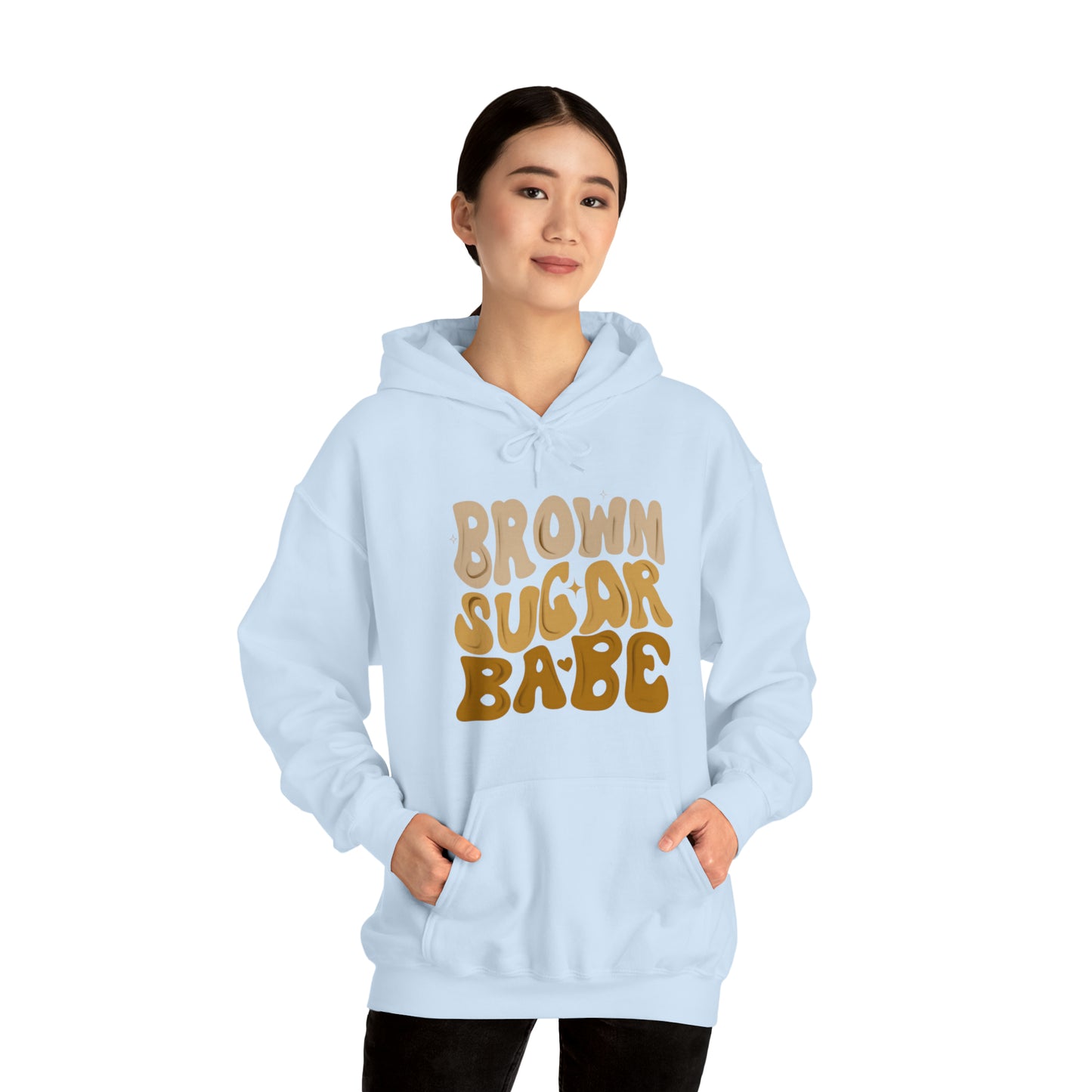 Brown sugar babe hoodie, gift for her, best friend gift, birthday vacation, Unisex Heavy Blend Hooded Sweatshirt