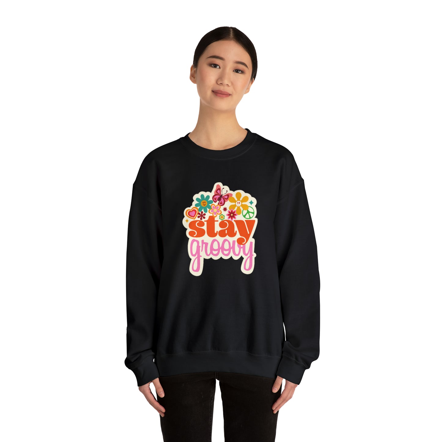 Stay Groovy sweatshirt, good vibes sweater, love inspire sweatshirt mode sweater, Homeschooling sweatshirt mom shirt, shirt unisex gift