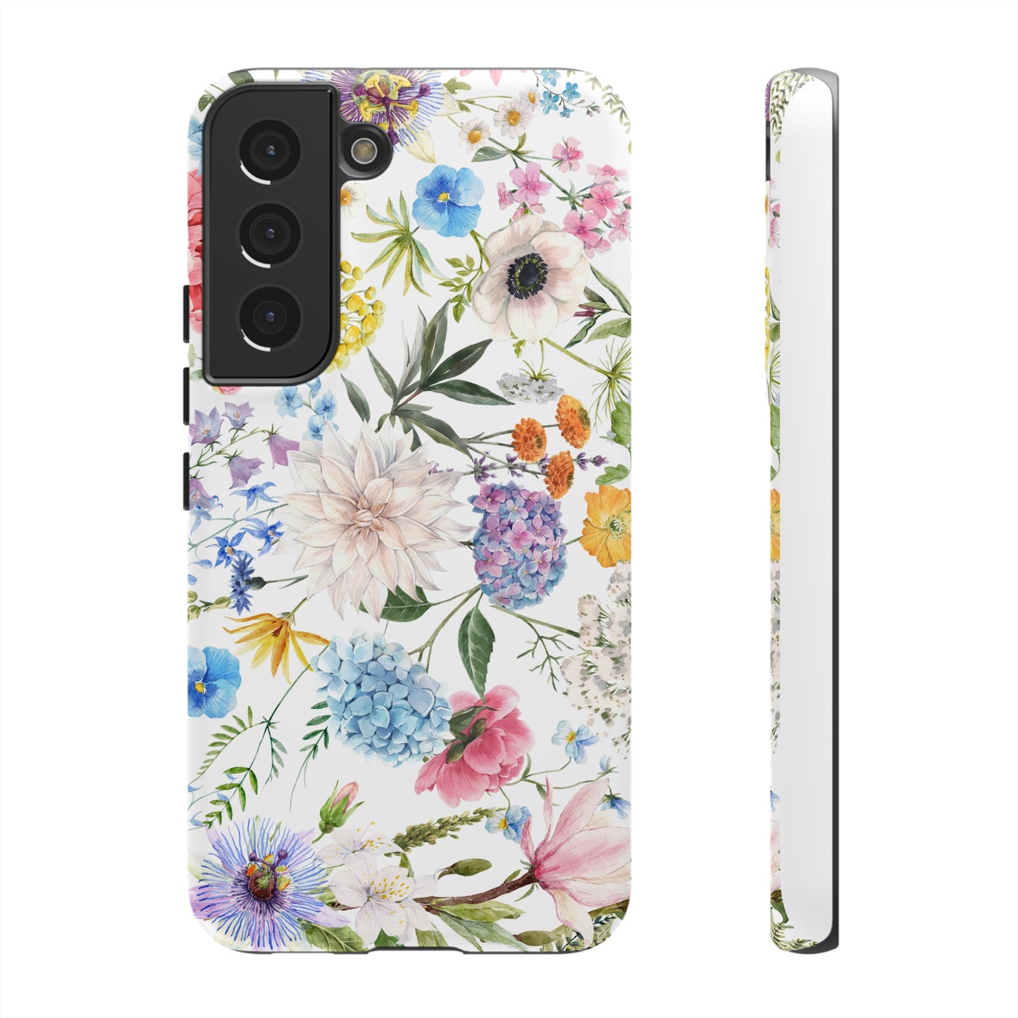 Floral phone case mother's day gift best friend gift for her gift for him flower cell phone cases Tough Cases