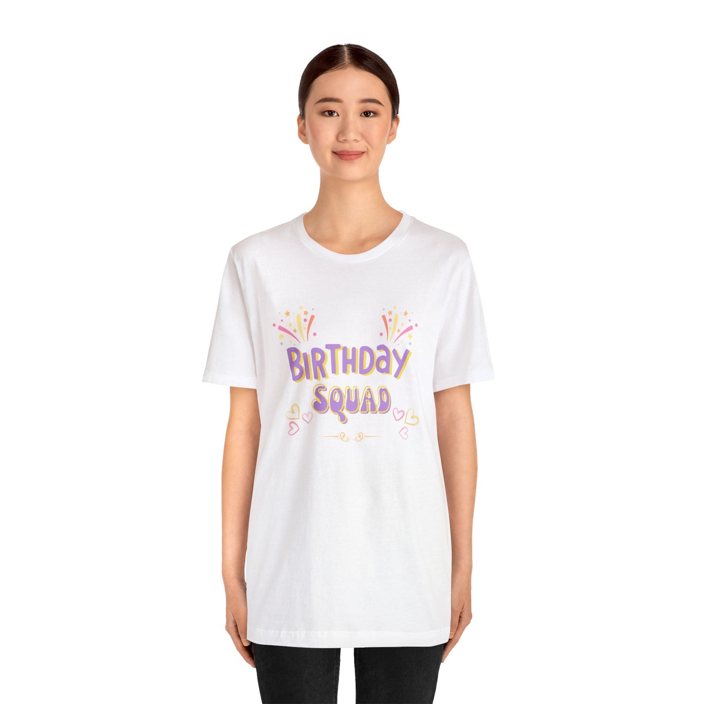 Birthday squad shirt birthday girl shirt birthday shirt gift for her best friend gift birthday party attire month funny Tshirt birthday gift