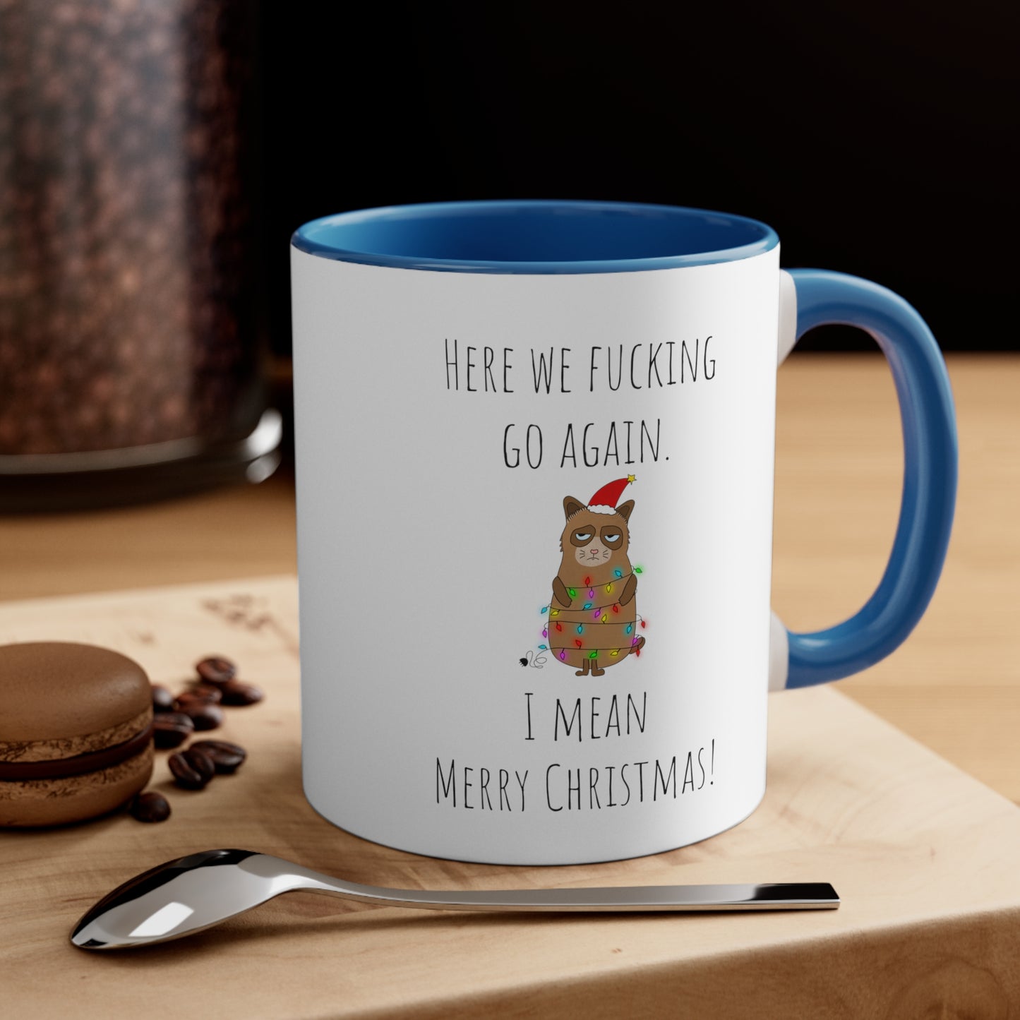 Grumpy cat Christmas mug 11oz Christmas gift for her gift favorite aunt gift coffee lover gift tea gift for her coffee Mug 11oz