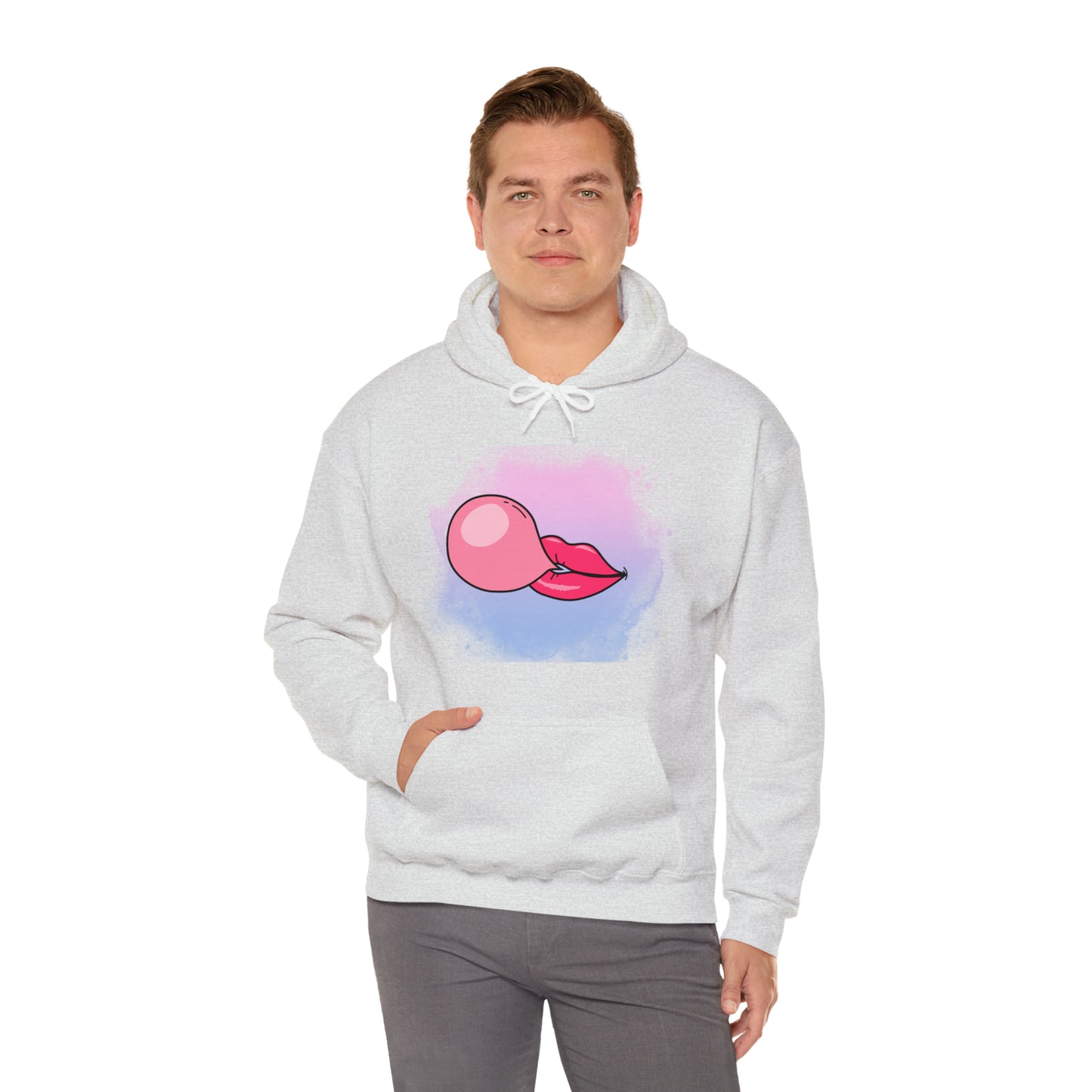Bubble Gum kiss Hoodie, Summer Bubblegum shirt, Birthday gift for her, Galantine gift for her, best friend gift,birthday vacation,Unisex
