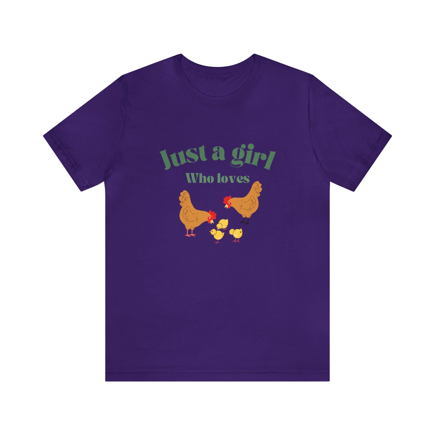 Just a girl who loves chickens shirt funny gift for her chicken shirt girlfriend shirt birthday Shirt Matching travel Tees farm life style