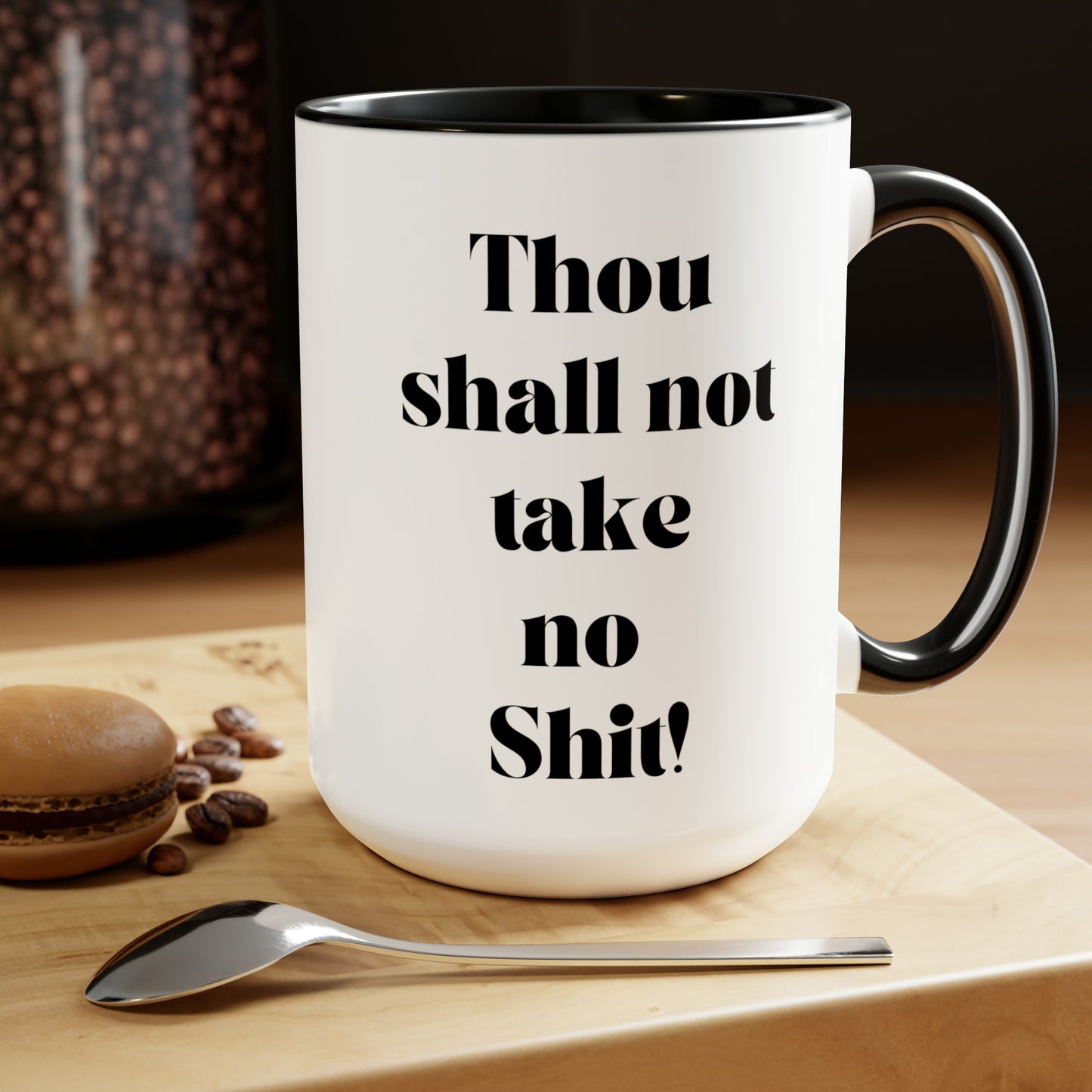 Thou shall not take no shit mug Boss Positive affirmations Coffee Mug boss mug birthday gift girlfriend gift boss mug gift for her Mugs tea