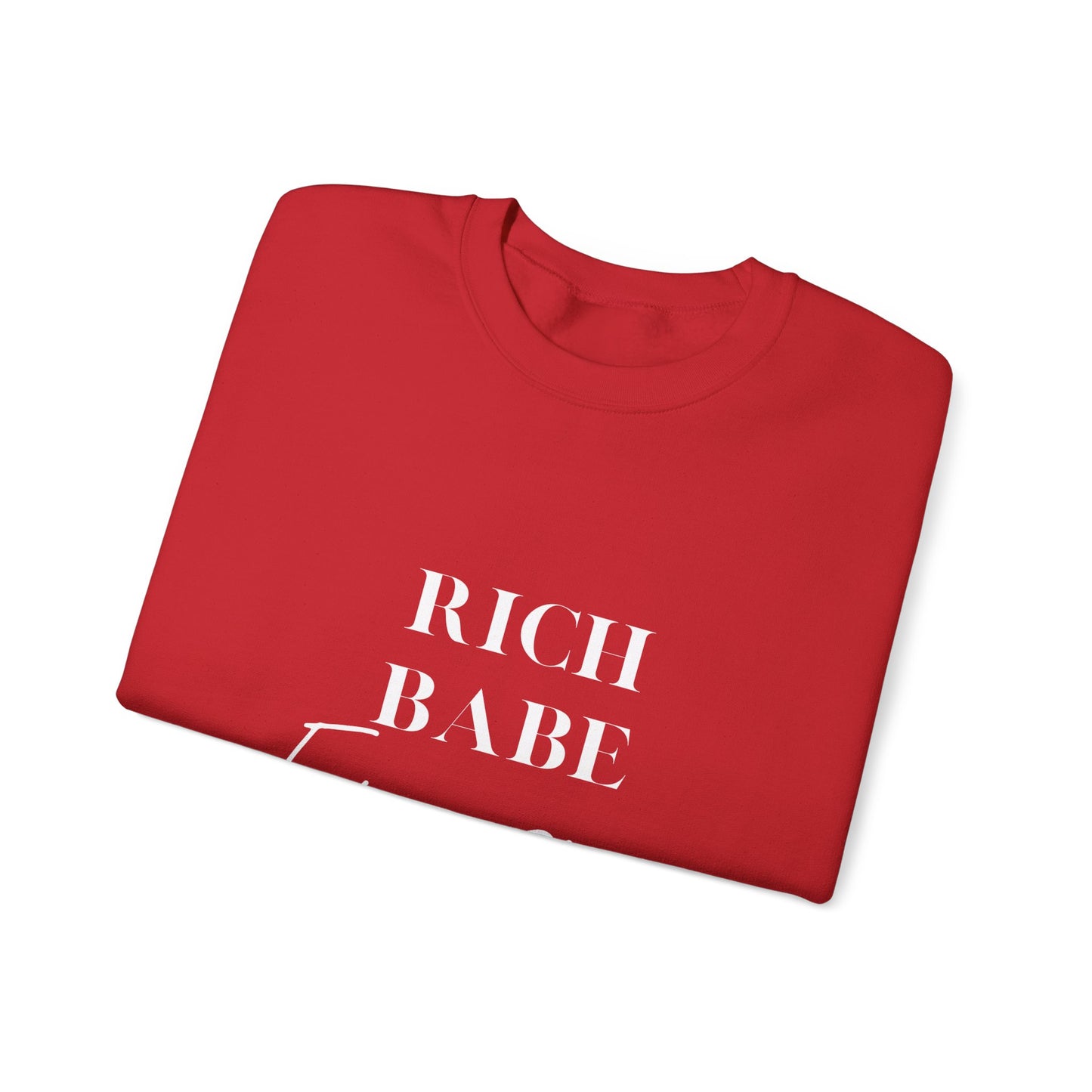 Rich Babe energy sweater funny gift for her bestie gift galentine sweater funny Valentine's sweater gift for him entrepreneur gift birthday